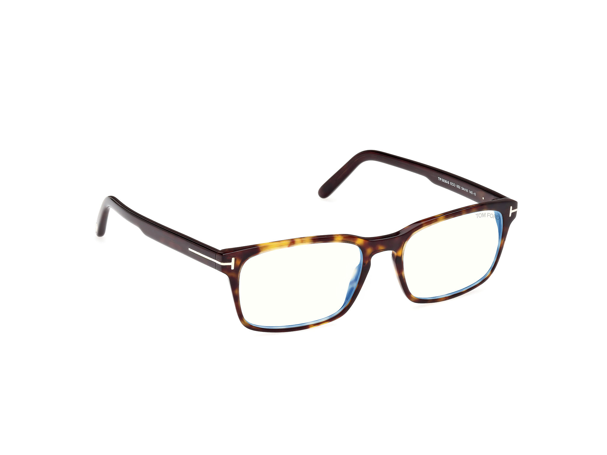 Tomford FT5938-B Frame Havana Male Full Shell Frame — Havana frame — view 7