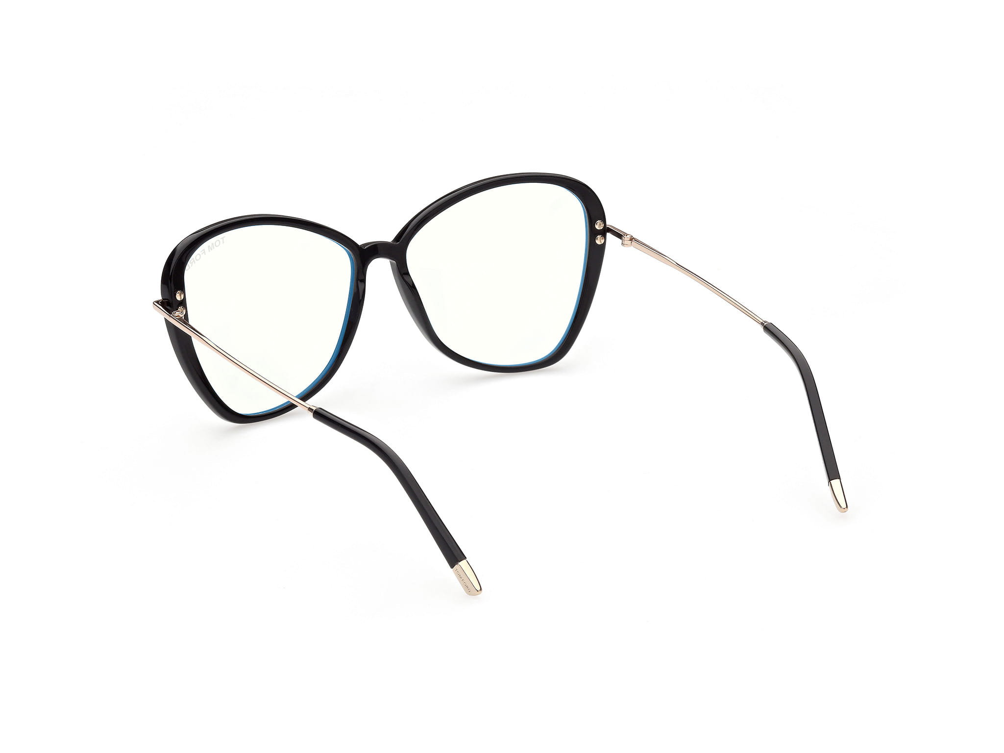 Tomford TF5769-B Frame Black Female Full Metal Frame — Black frame — view 3