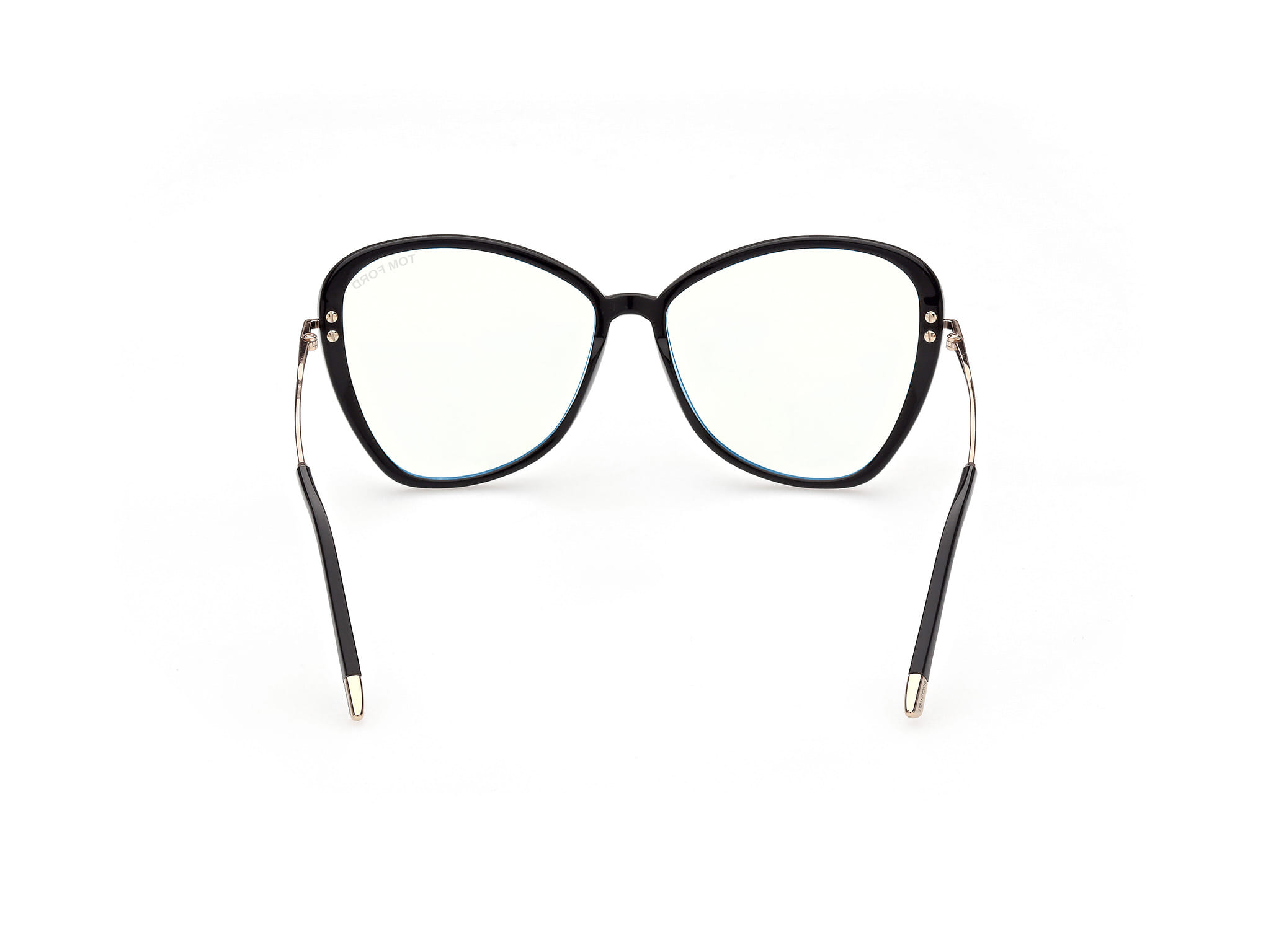 Tomford TF5769-B Frame Black Female Full Metal Frame — Black frame — view 4