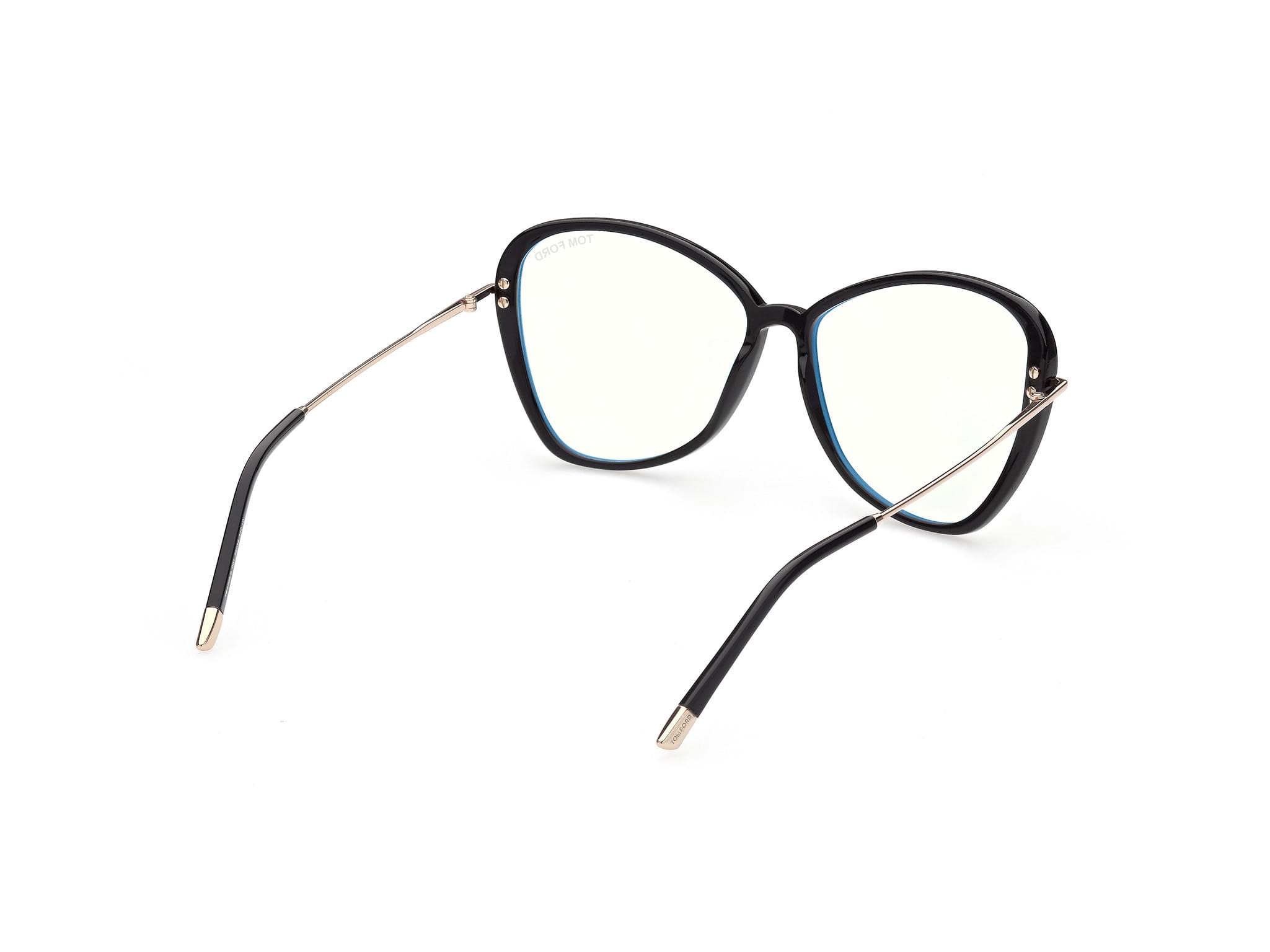 Tomford TF5769-B Frame Black Female Full Metal Frame — Black frame — view 5