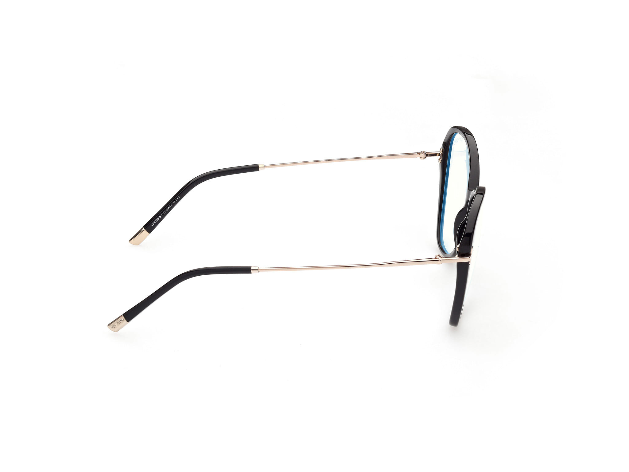 Tomford TF5769-B Frame Black Female Full Metal Frame — Black frame — view 6