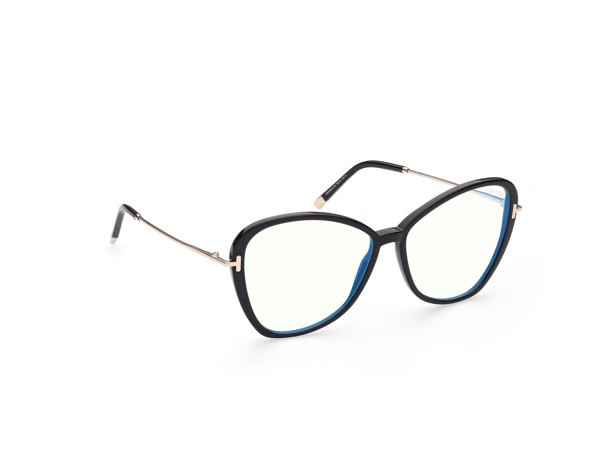 Tomford TF5769-B Frame Black Female Full Metal Frame — Black frame — view 7