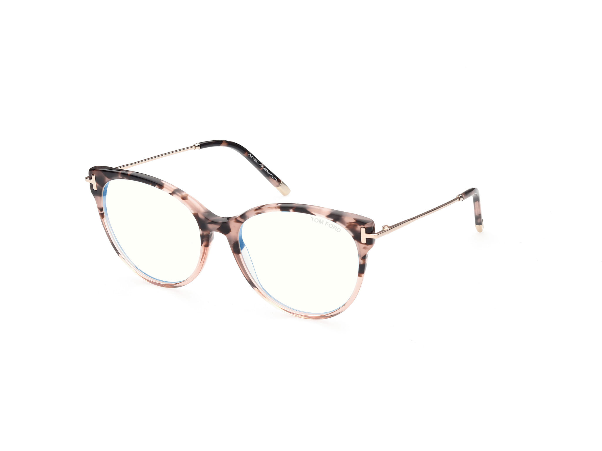 Tomford TF5770-B Frame Tortoise Female Full Metal — Tortoise frame