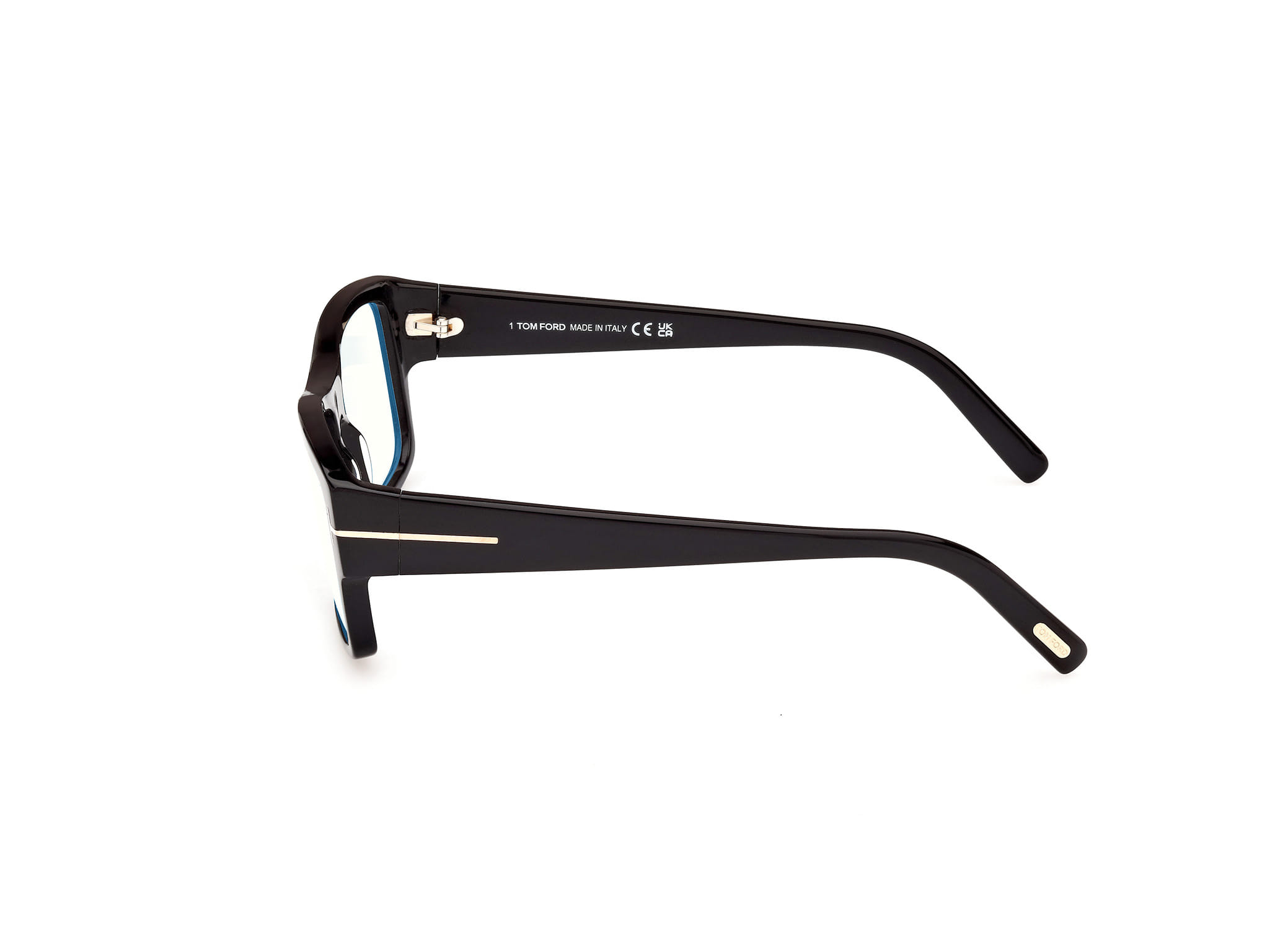 Tomford FT5941-B Frame Black Male Full Shell Frame — Black frame — view 2