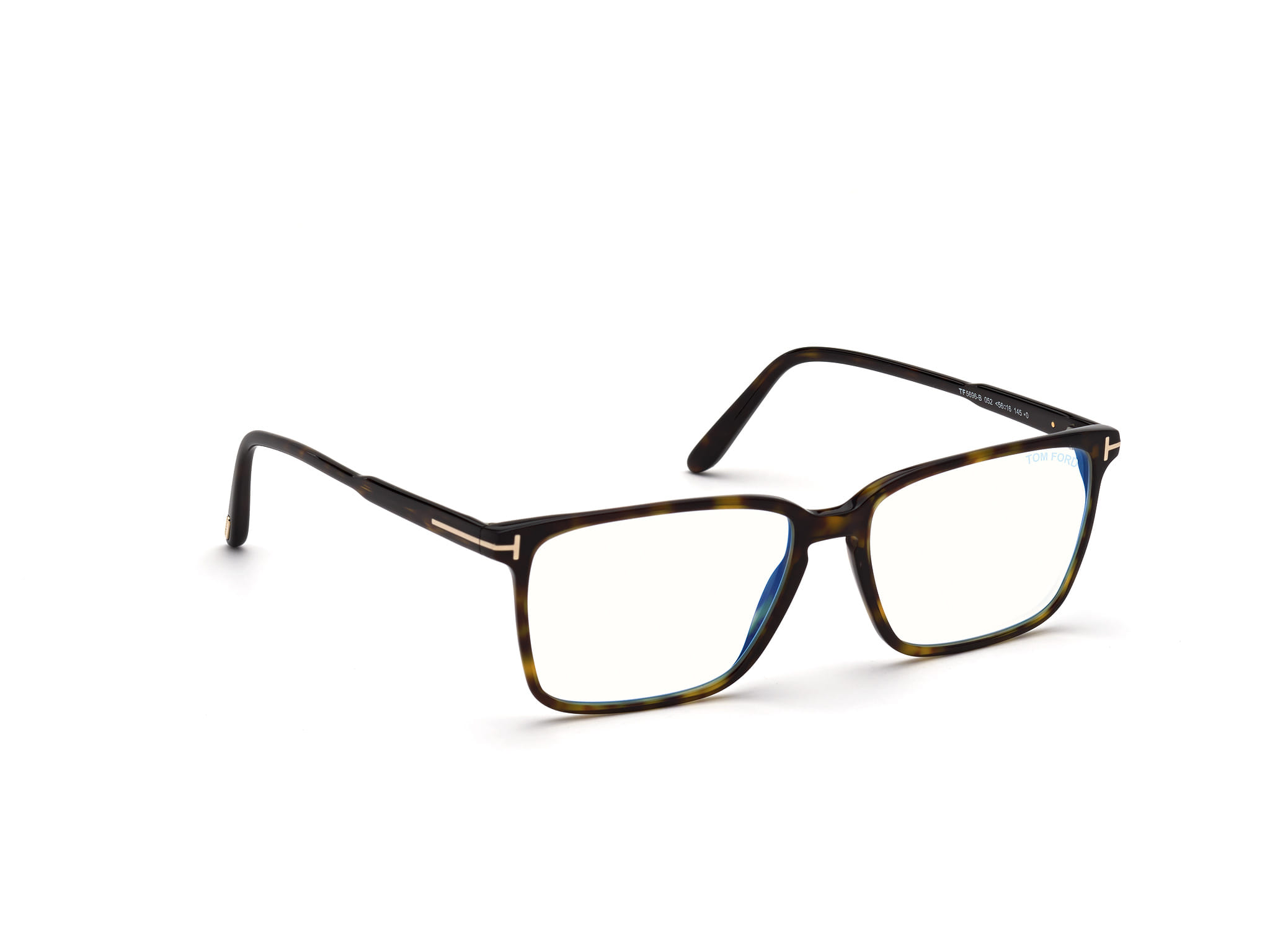 Tomford TF5696-B Frame Tortoise Male Full Shell Frame — Tortoise frame — view 7