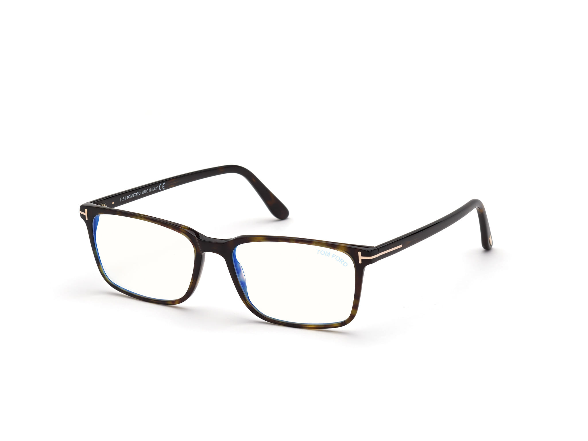 Tomford TF5735-B Frame Tortoise Male Full Shell — Tortoise frame