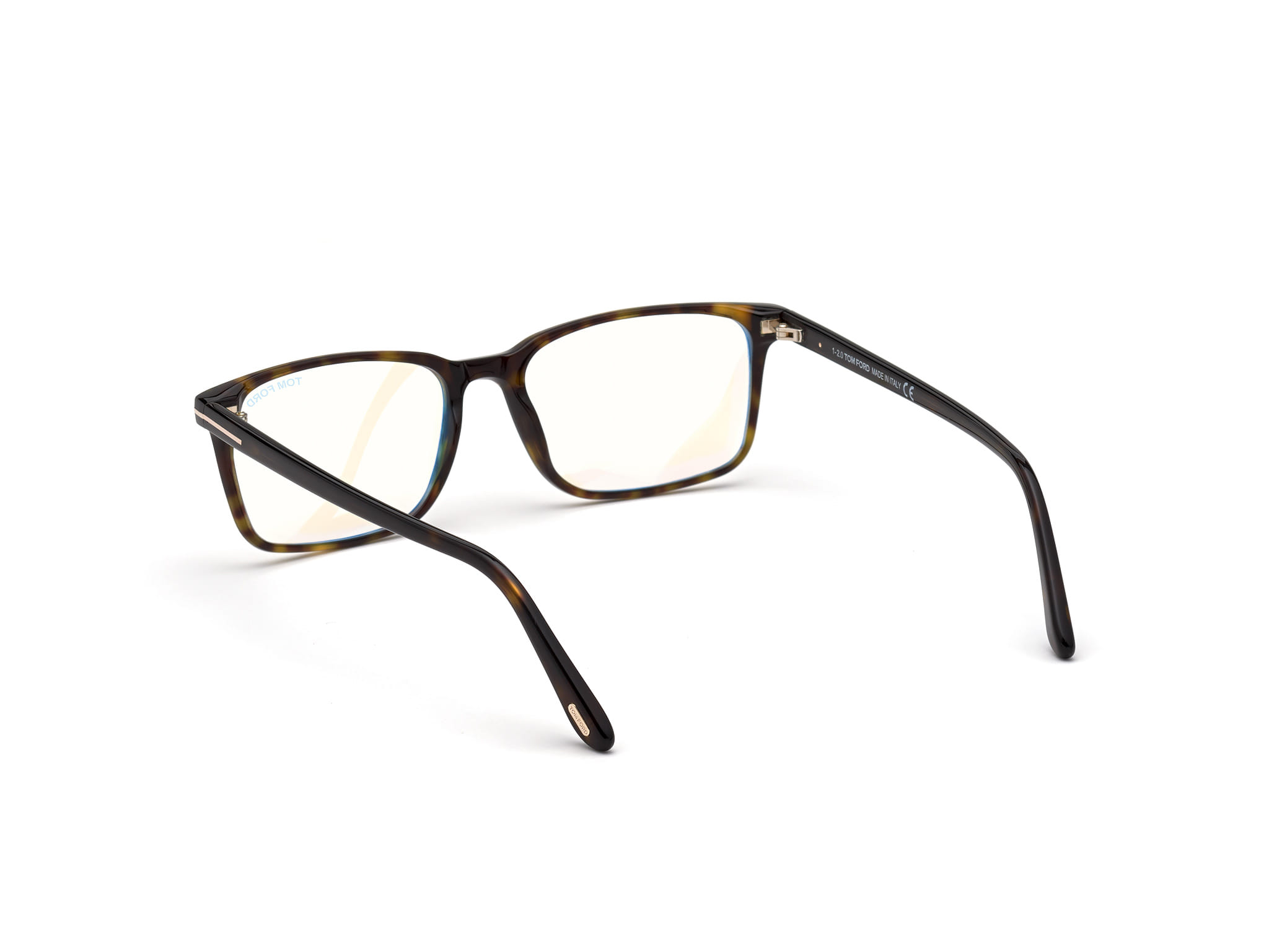 Tomford TF5735-B Frame Tortoise Male Full Shell Frame — Tortoise frame — view 3