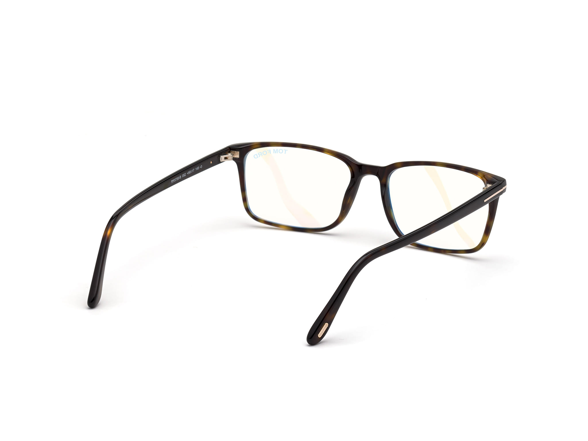 Tomford TF5735-B Frame Tortoise Male Full Shell Frame — Tortoise frame — view 5