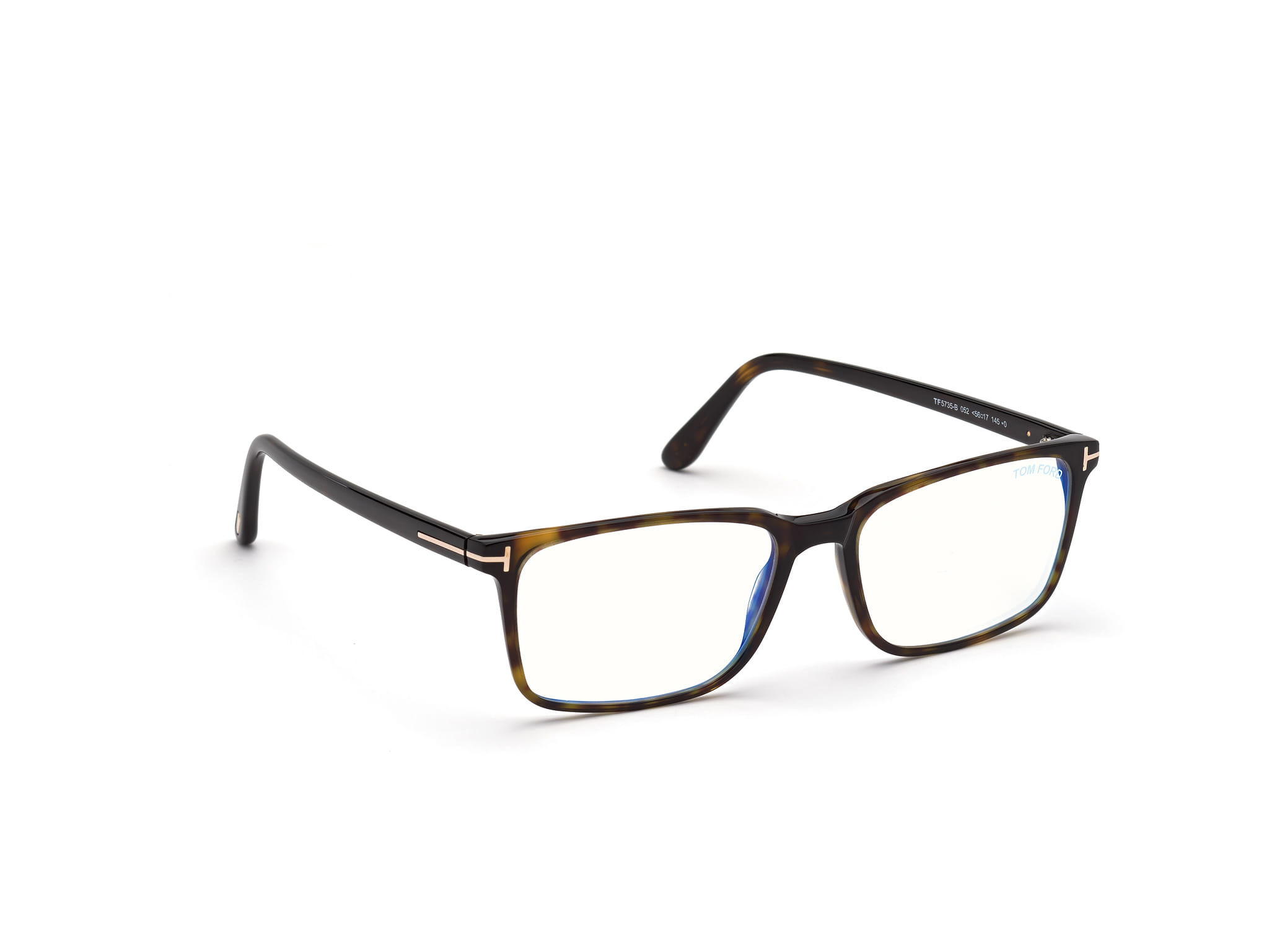 Tomford TF5735-B Frame Tortoise Male Full Shell Frame — Tortoise frame — view 7