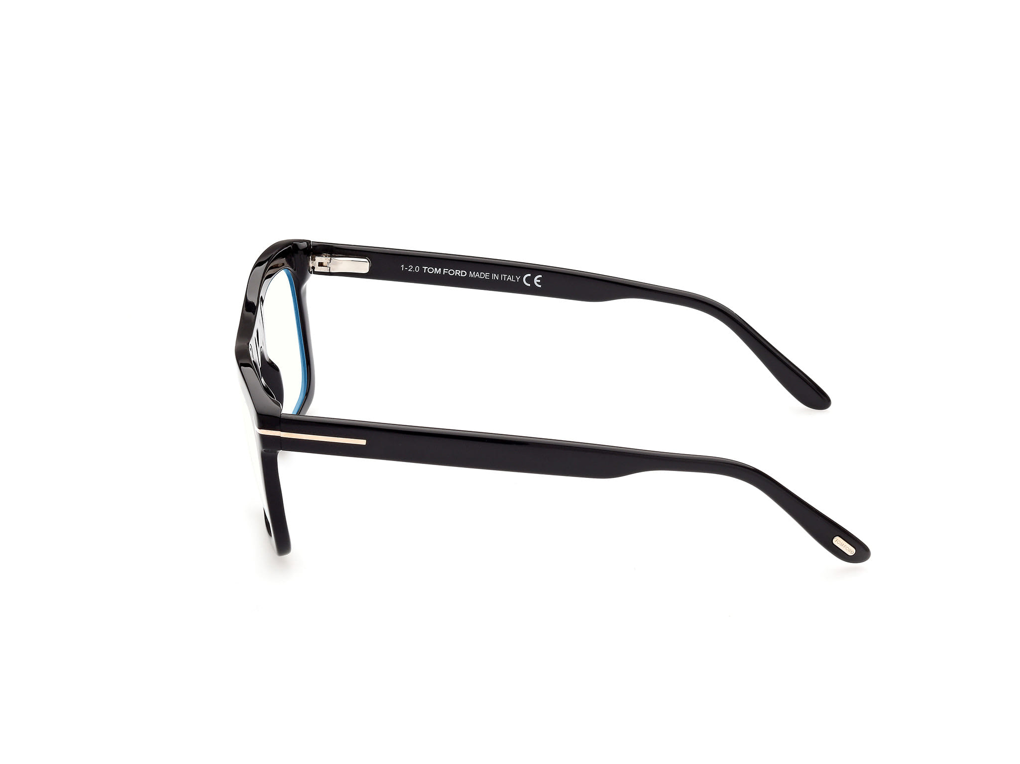 Tomford TF5757-B Frame Black Male Full Shell Frame — Black frame — view 2