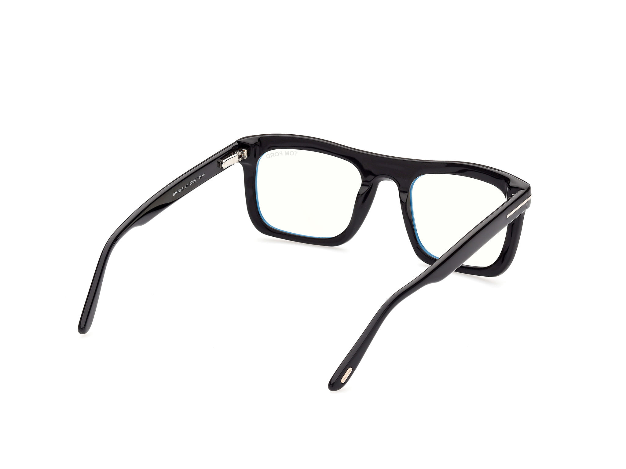Tomford TF5757-B Frame Black Male Full Shell Frame — Black frame — view 5