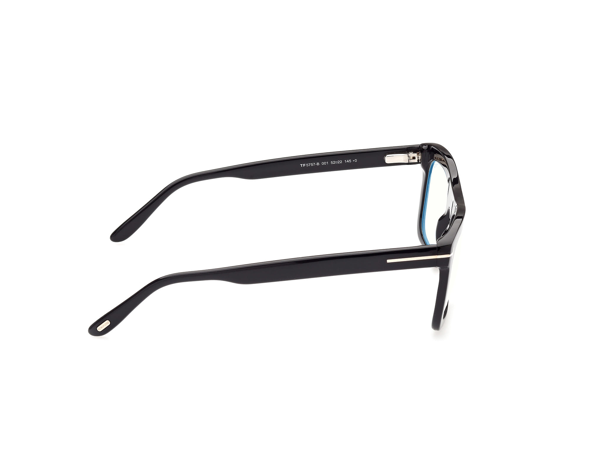Tomford TF5757-B Frame Black Male Full Shell Frame — Black frame — view 6