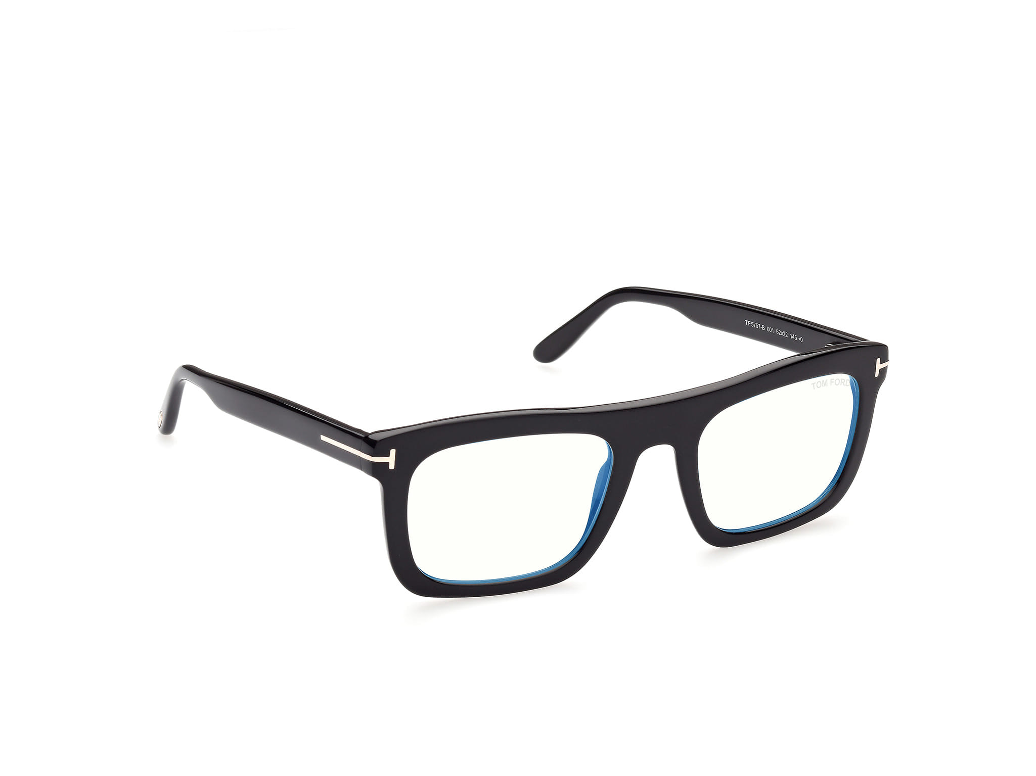 Tomford TF5757-B Frame Black Male Full Shell Frame — Black frame — view 7