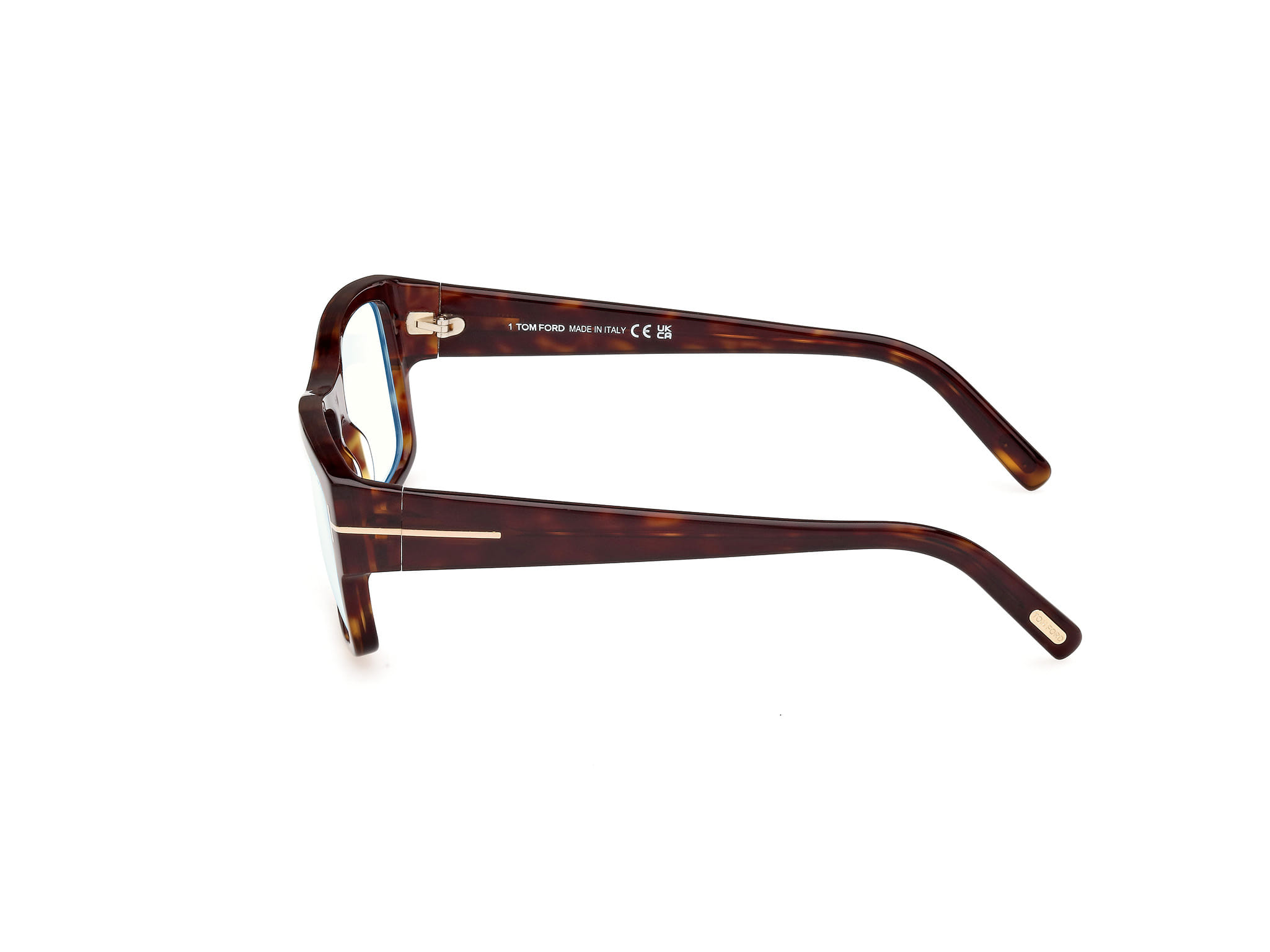 Tomford FT5941-B Frame Havana Male Full Shell Frame — Havana frame — view 2