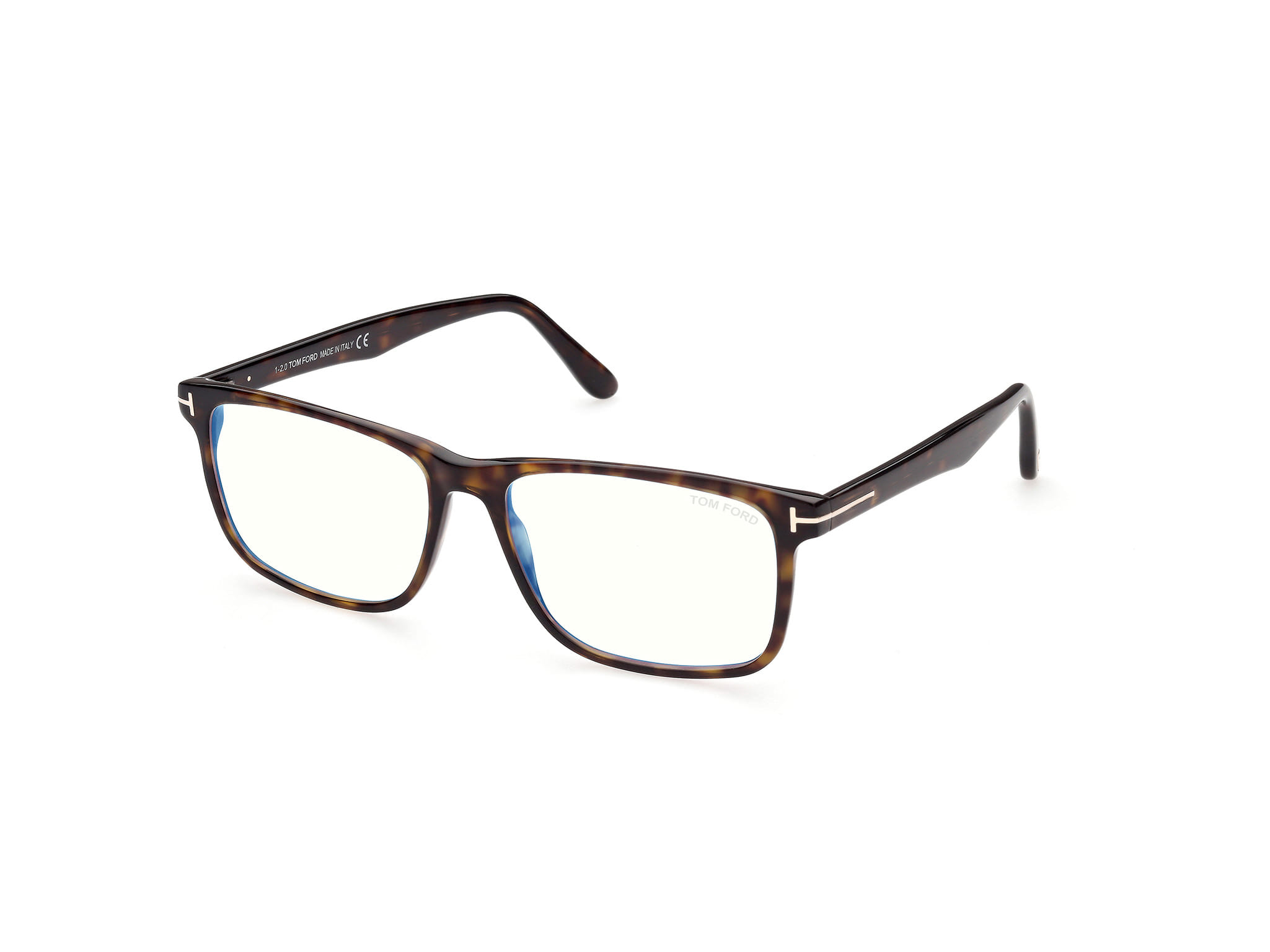 Tomford TF5752-B Frame Tortoise Male Full Shell — Tortoise frame