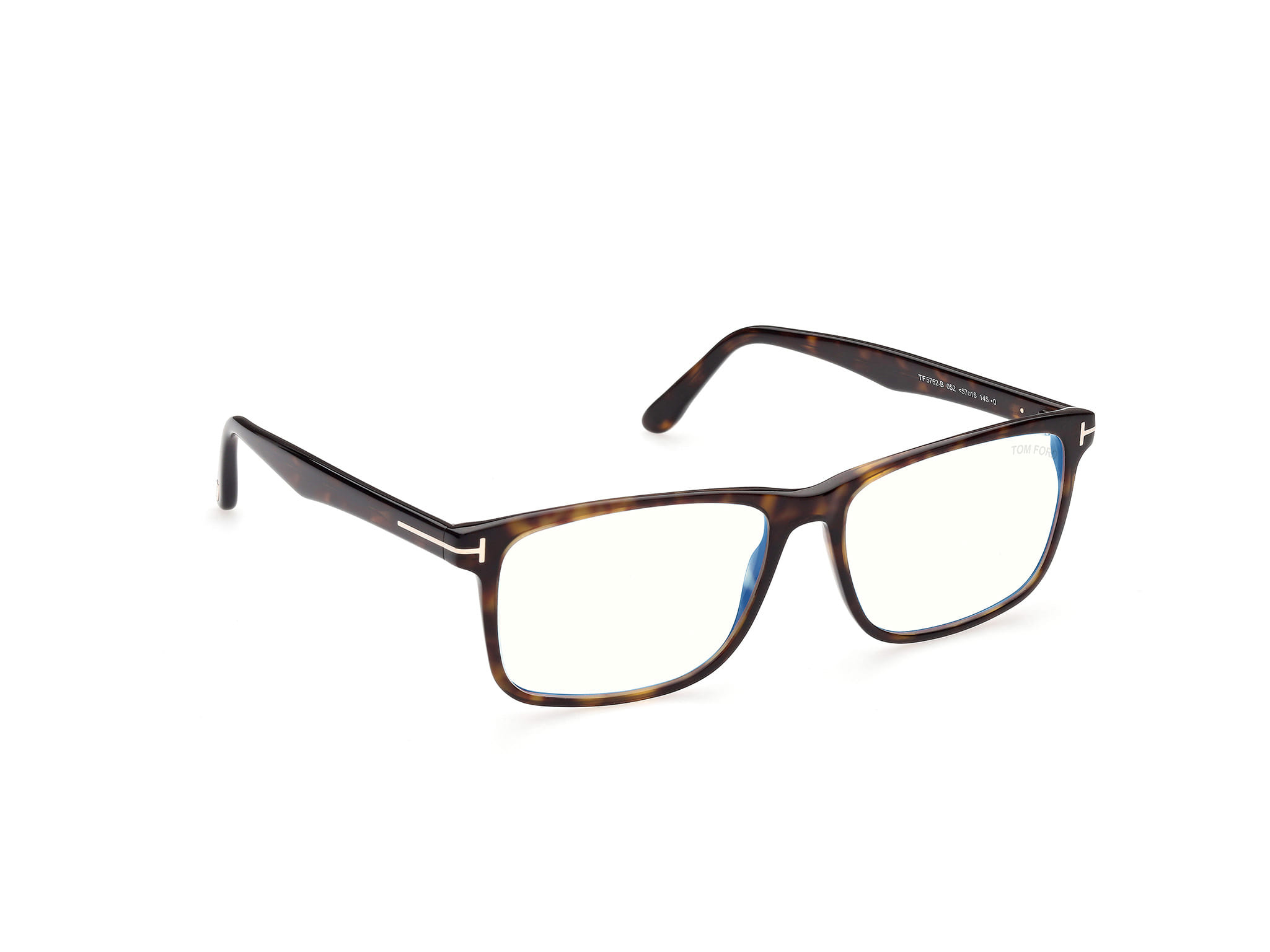 Tomford TF5752-B Frame Tortoise Male Full Shell Frame — Tortoise frame — view 7