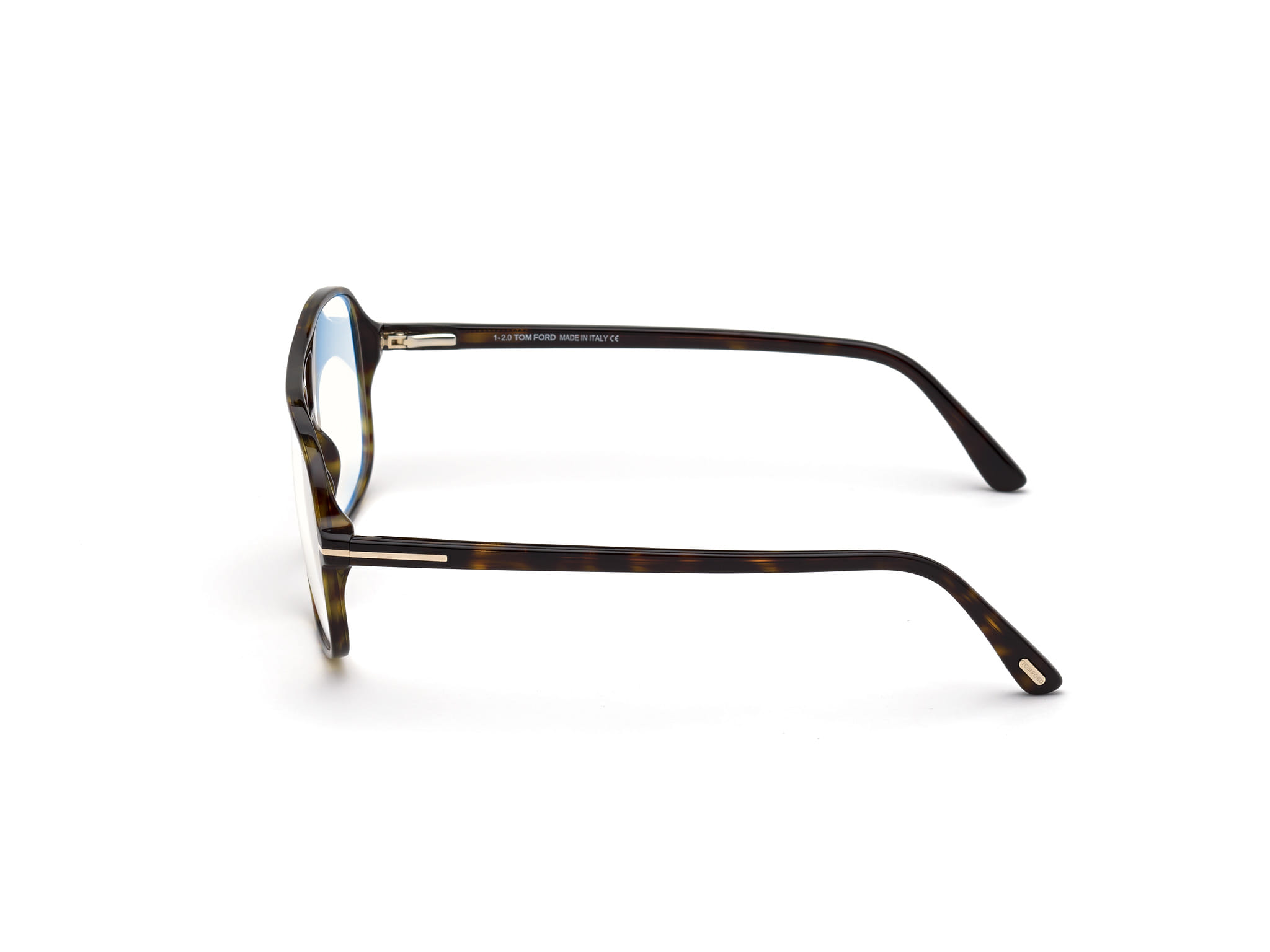 Tomford TF5737-B Frame Tortoise Male Full Shell Frame — Tortoise frame — view 2