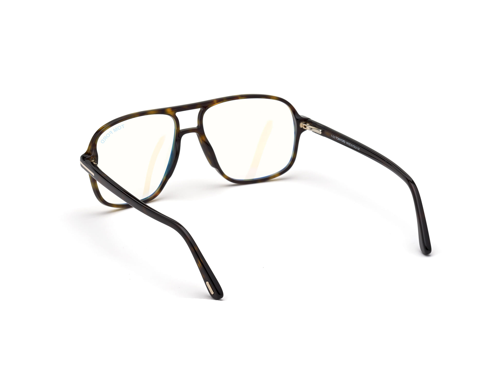 Tomford TF5737-B Frame Tortoise Male Full Shell Frame — Tortoise frame — view 3