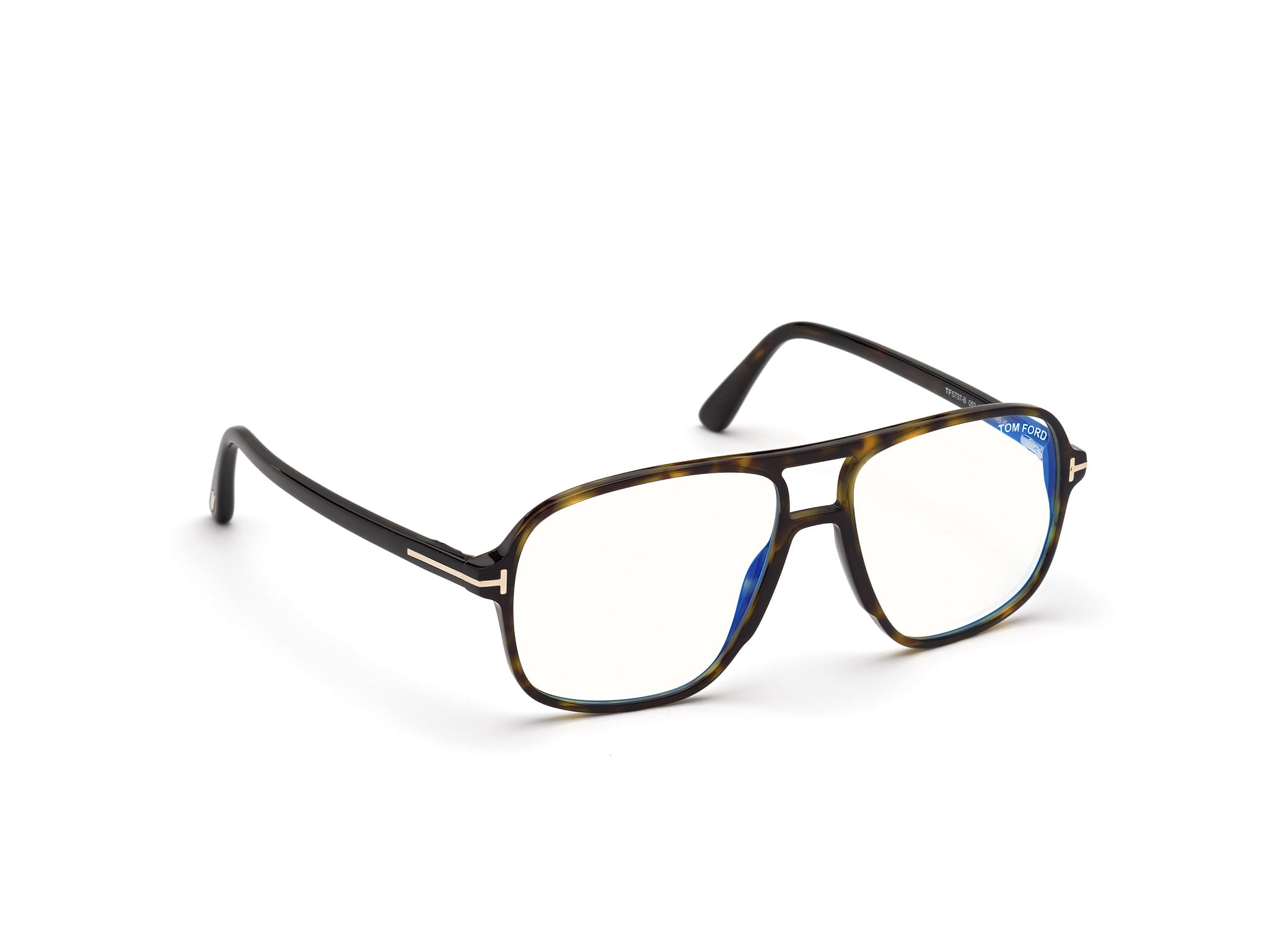 Tomford TF5737-B Frame Tortoise Male Full Shell Frame — Tortoise frame — view 7