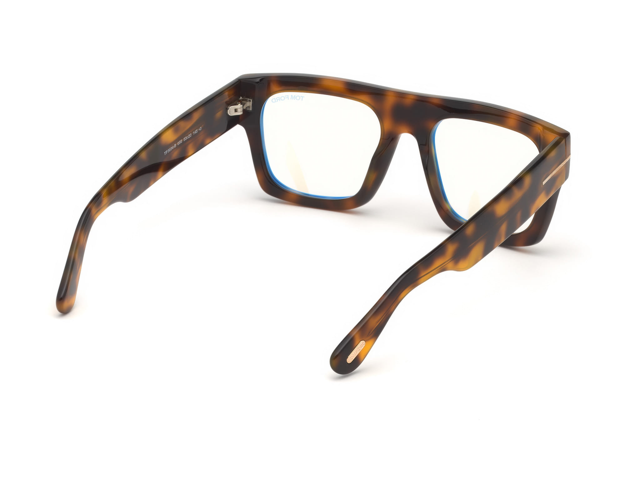Tomford FT5634-B Frame Tortoise Male Full Shell Frame — Tortoise frame — view 5