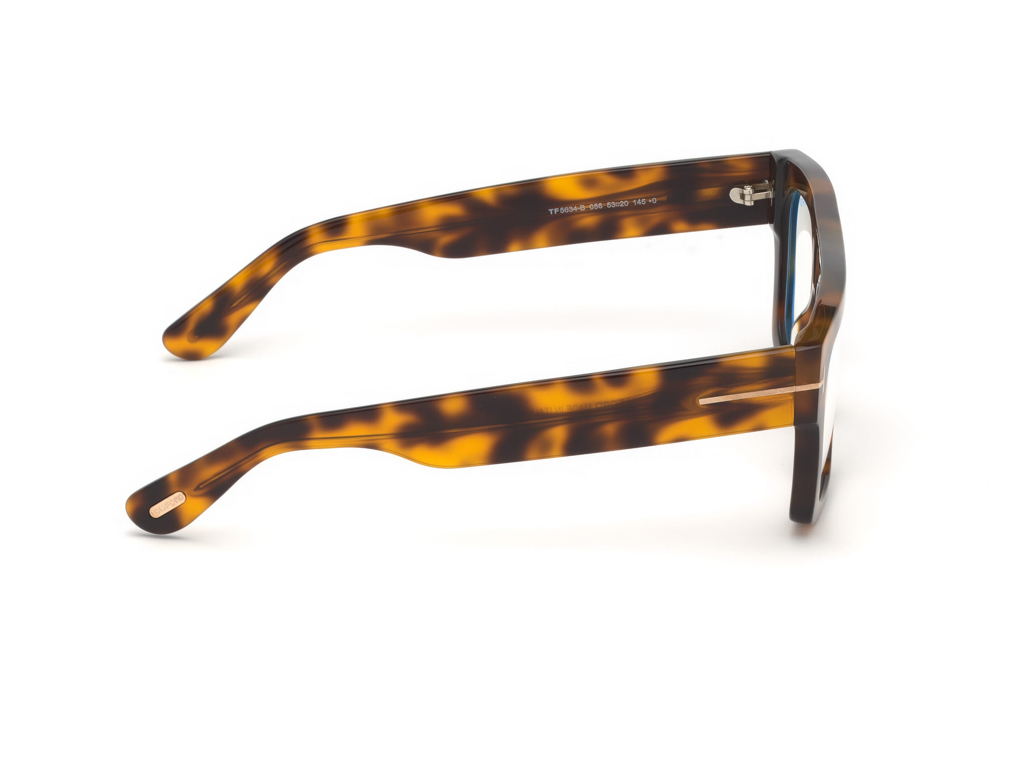 Tomford FT5634-B Frame Tortoise Male Full Shell Frame — Tortoise frame — view 6
