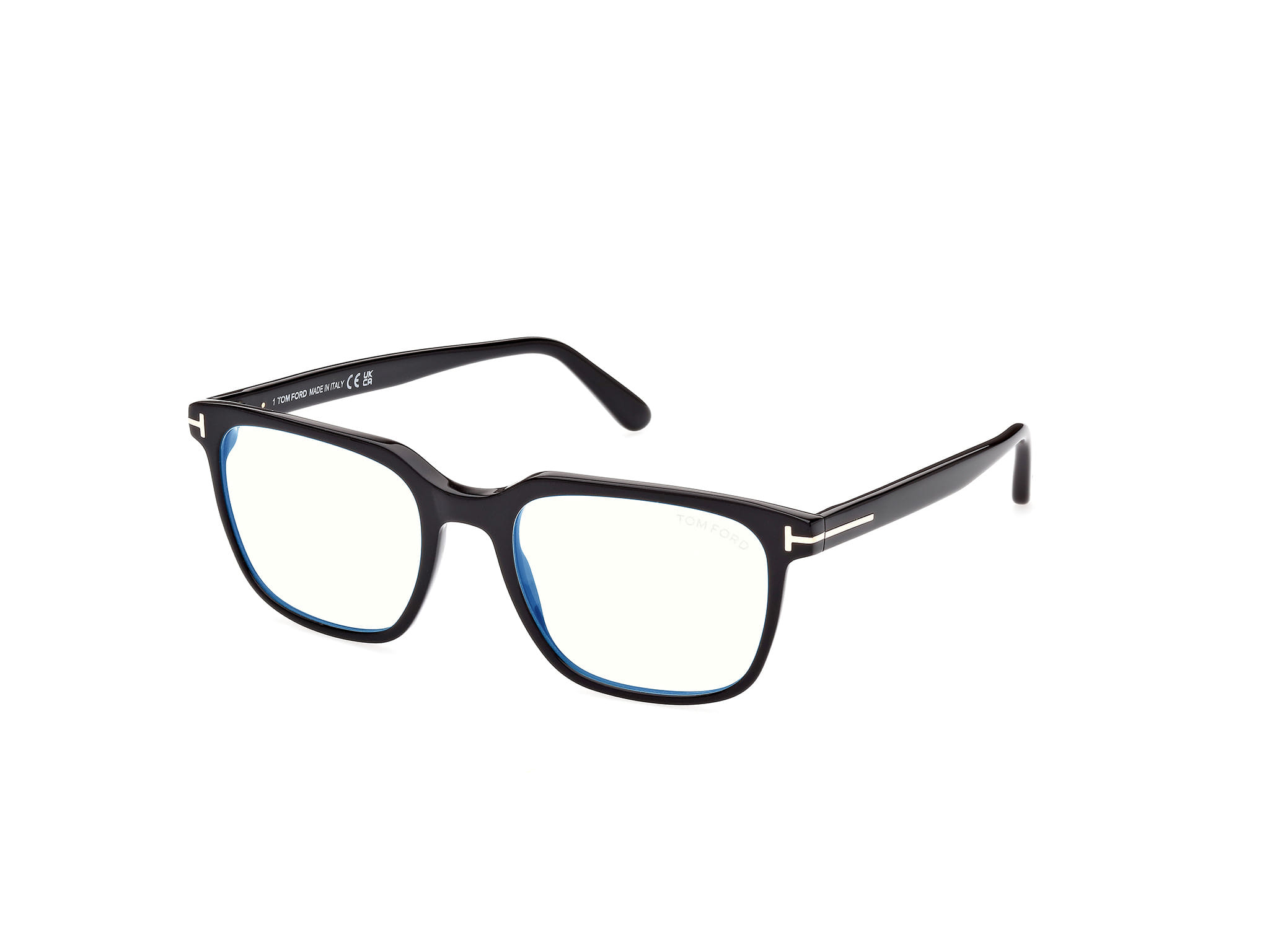 Tomford FT5818 Frame Black Male Full Shell Frame — Black frame — alternate view