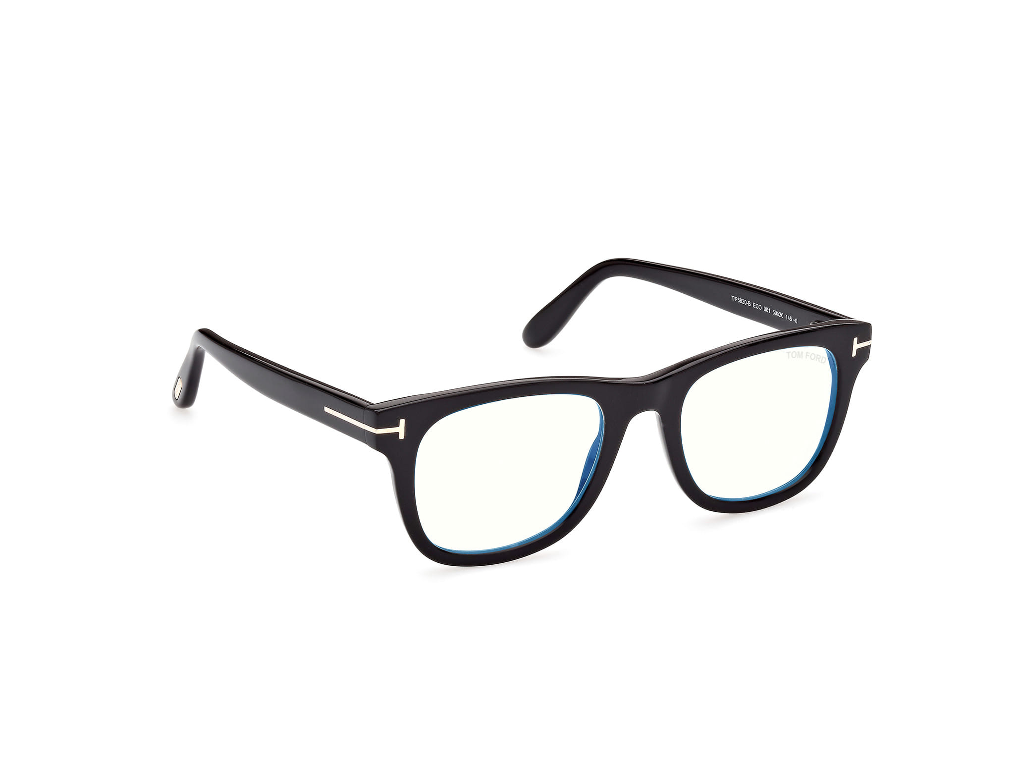 Tomford FT5820-B Frame Black Male Full Shell Frame — Black frame — view 7
