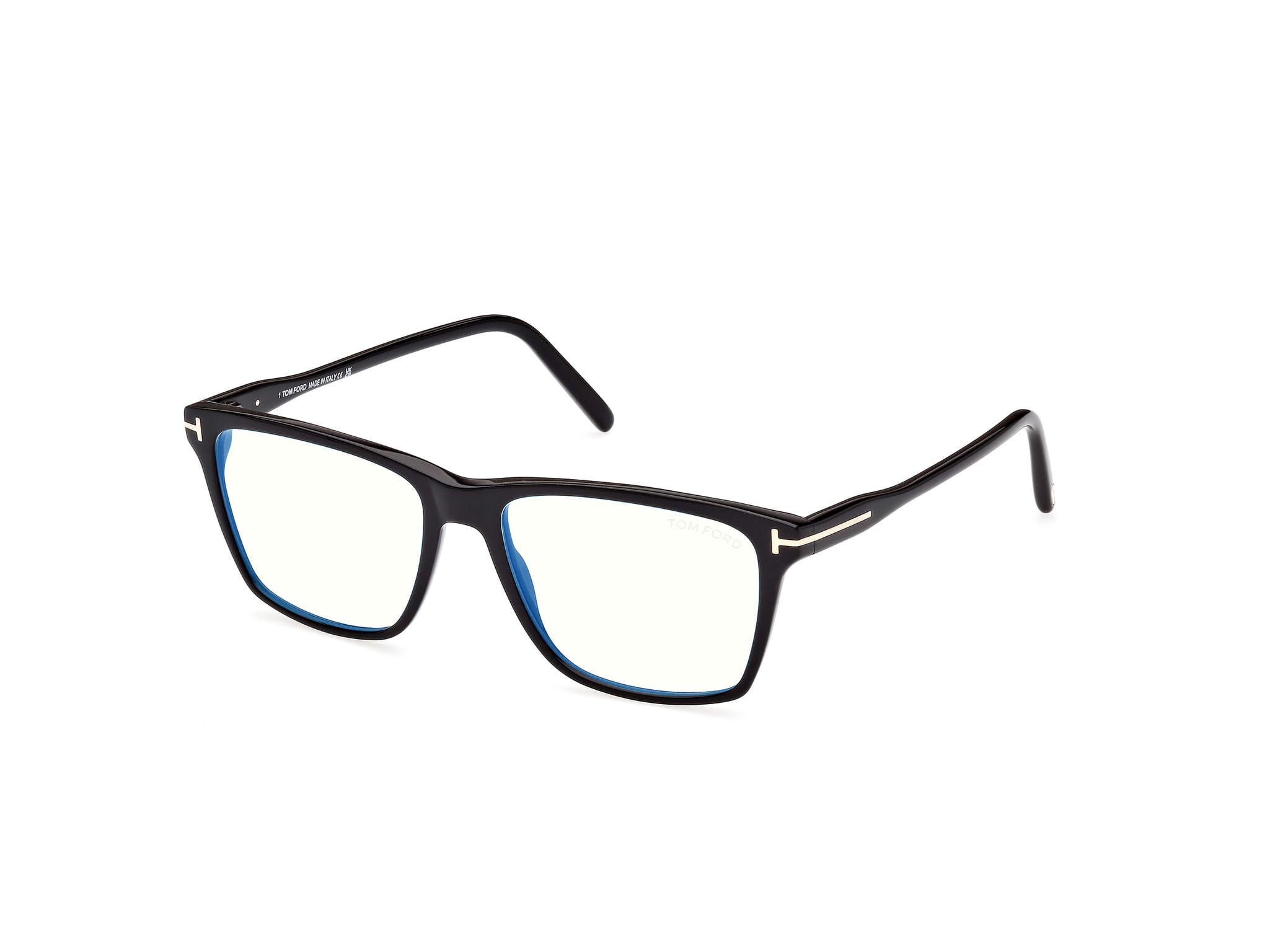 Tomford FT5817-B Frame Black Male Full Shell Frame — Black frame — alternate view