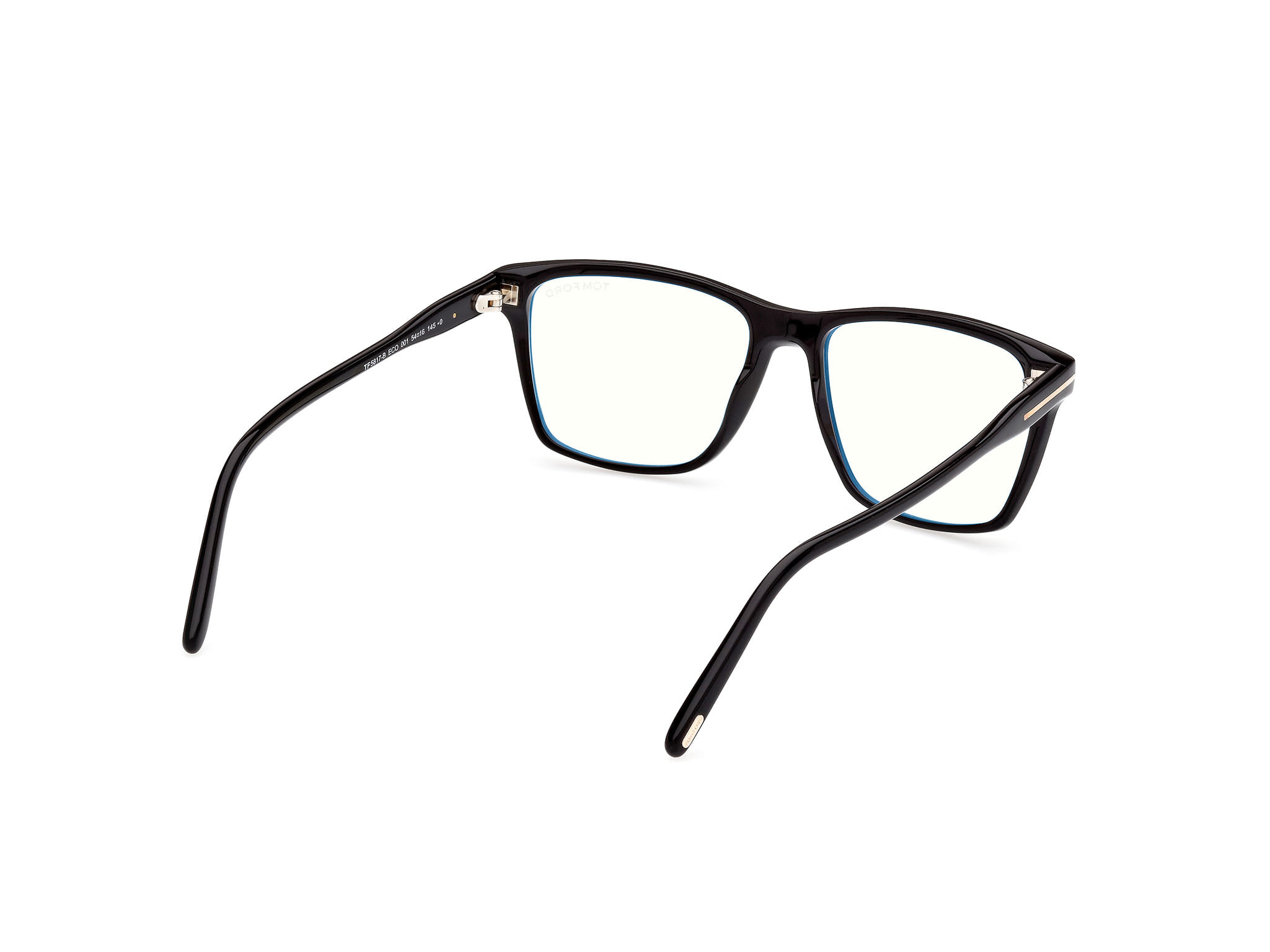 Tomford FT5817-B Frame Black Male Full Shell Frame — Black frame — view 5