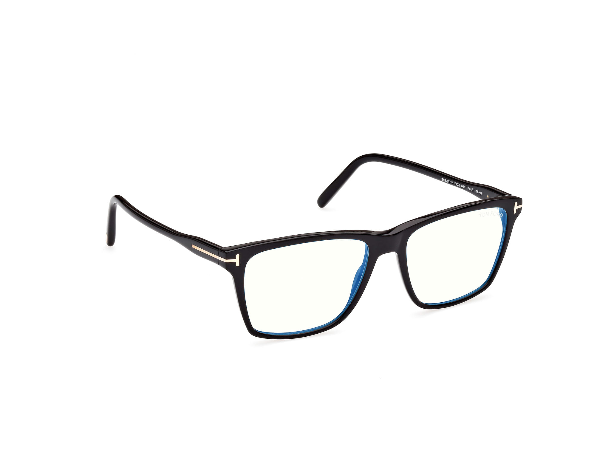 Tomford FT5817-B Frame Black Male Full Shell Frame — Black frame — view 7