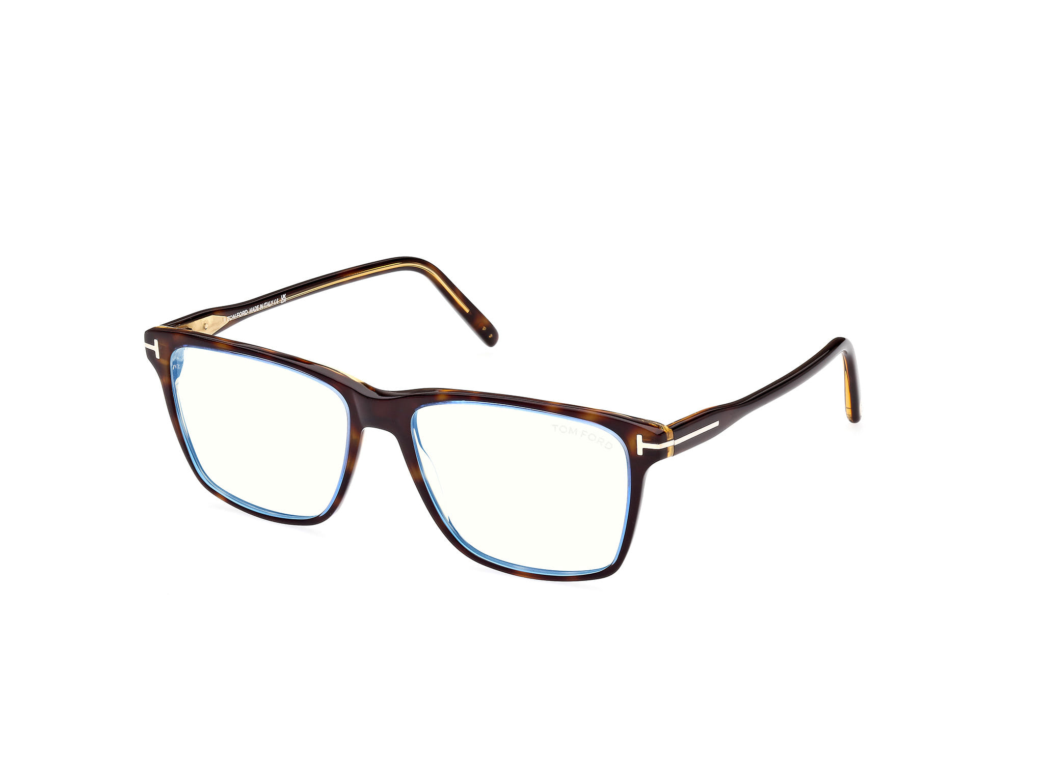 Tomford FT5817-B Frame Tortoise Male Full Shell Frame — Tortoise frame — alternate view
