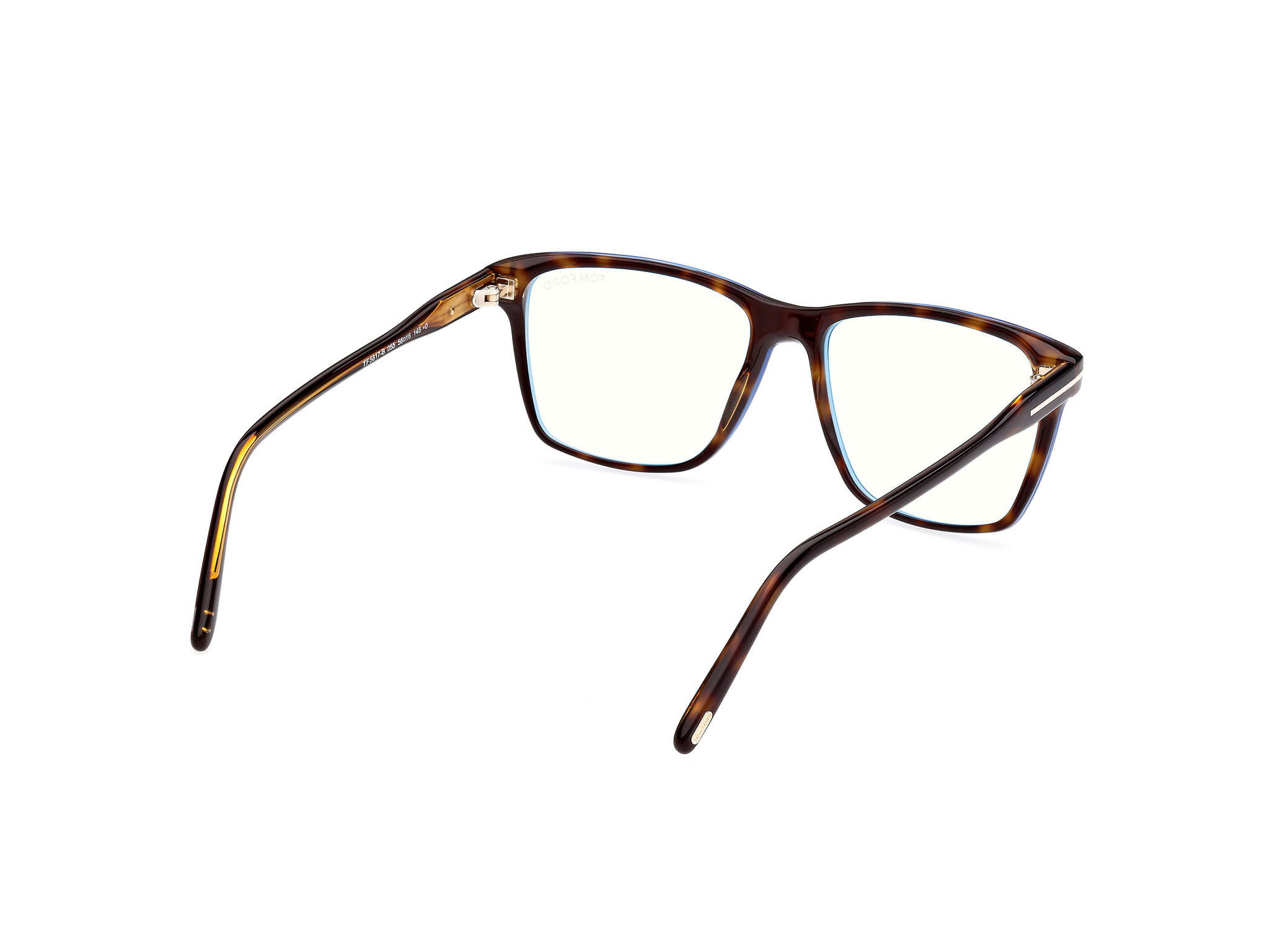 Tomford FT5817-B Frame Tortoise Male Full Shell Frame — Tortoise frame — view 5