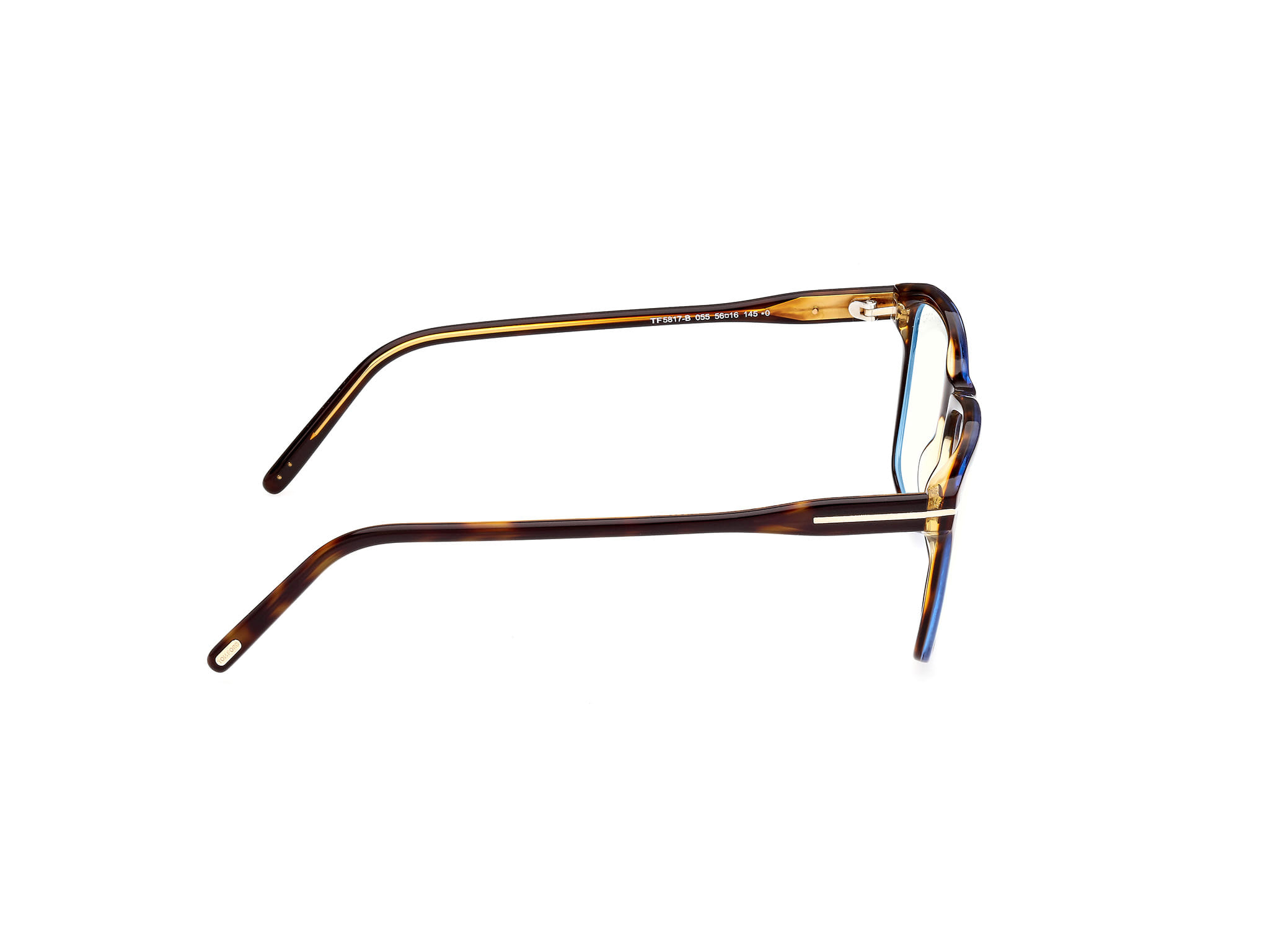 Tomford FT5817-B Frame Tortoise Male Full Shell Frame — Tortoise frame