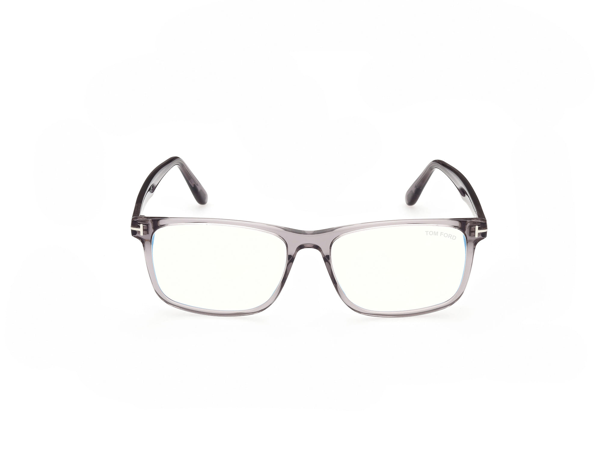 Tomford FT5752-B Frame Transparent Grey Male Full Shell Frame — Transparent Grey frame — view 8