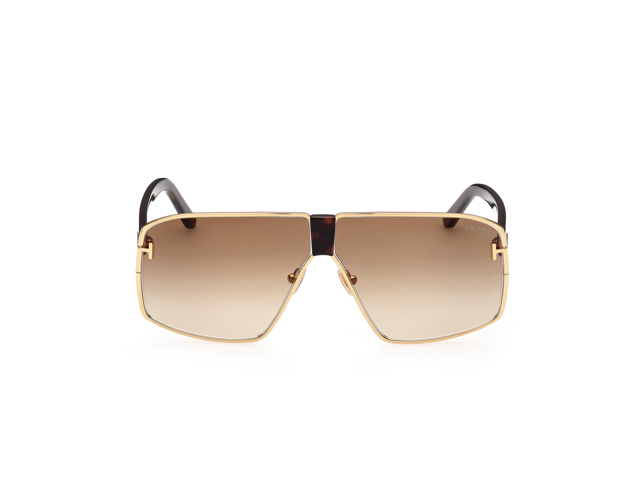 Tomford FT0911 Sunglass Gold Male Full Shell Sunglass — Gold frame — view 8