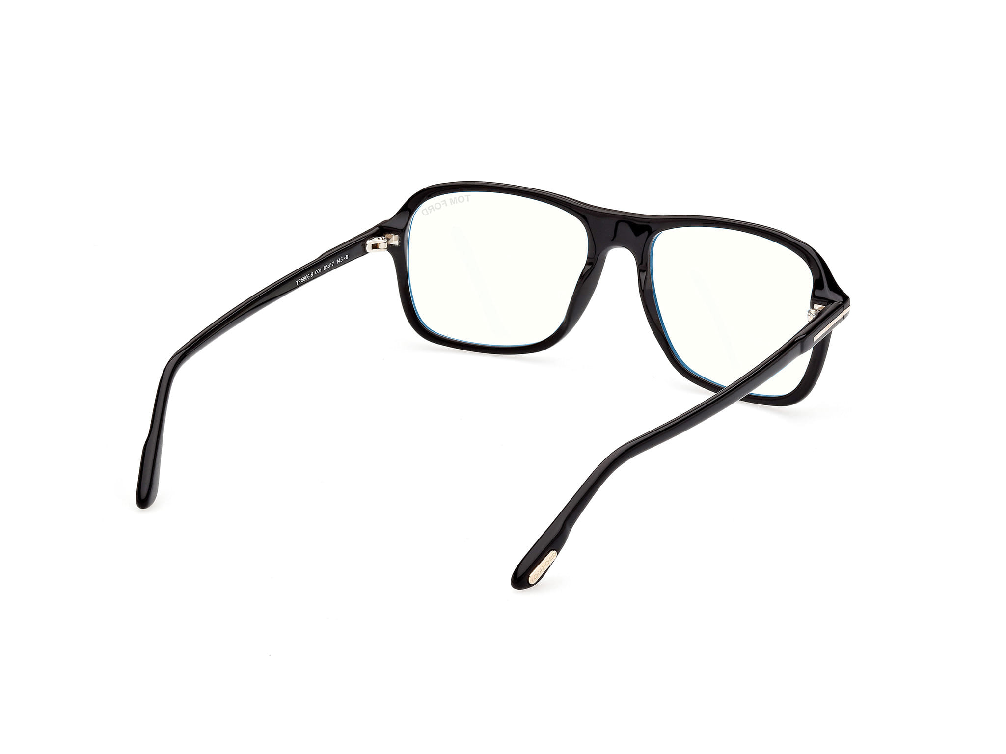 Tomford FT5806 Frame Black Male Full Shell Frame — view 5