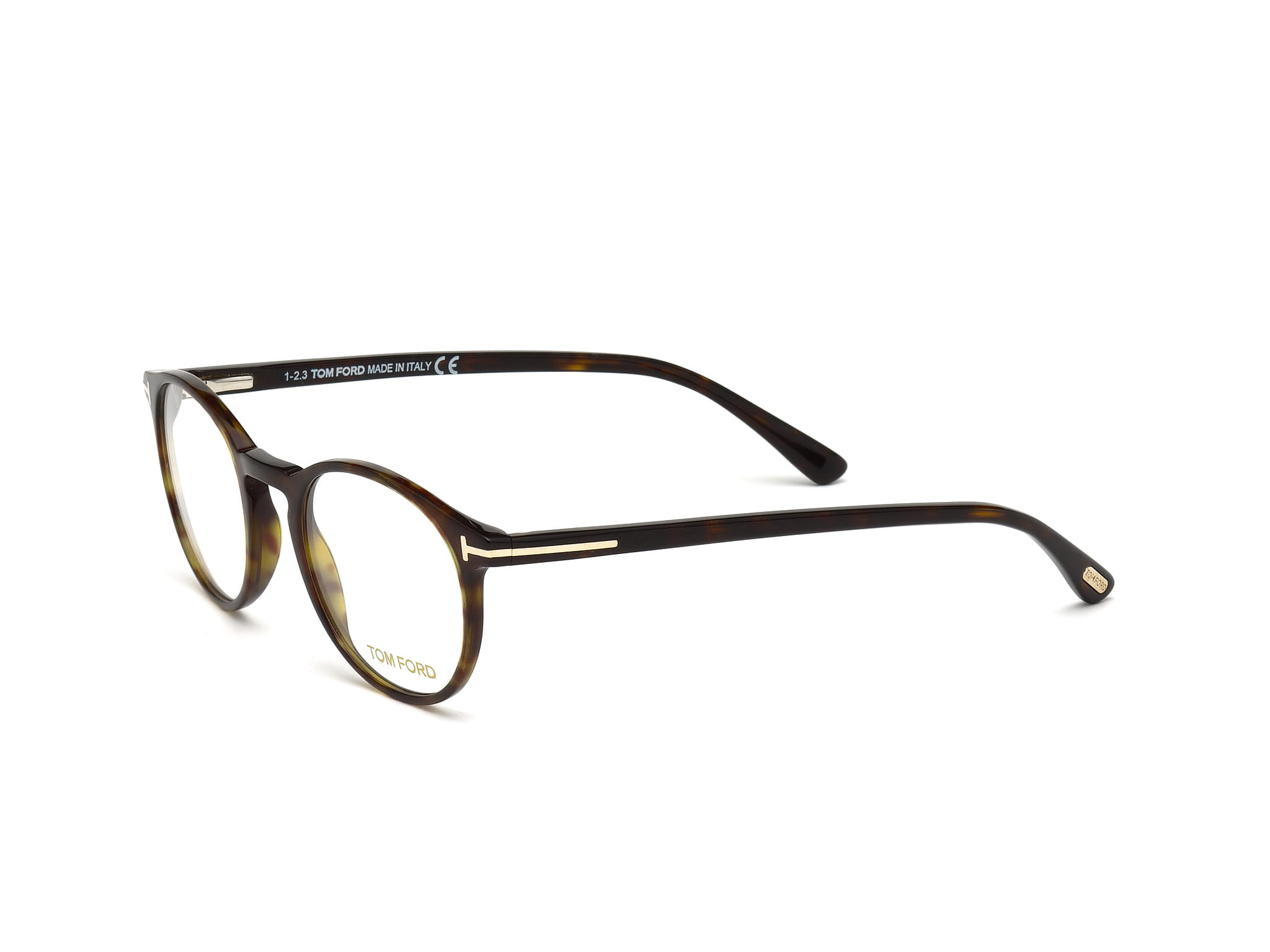 Tomford FT5294 Frame Tortoise Unisex Full Shell Frame — Tortoise frame — view 2