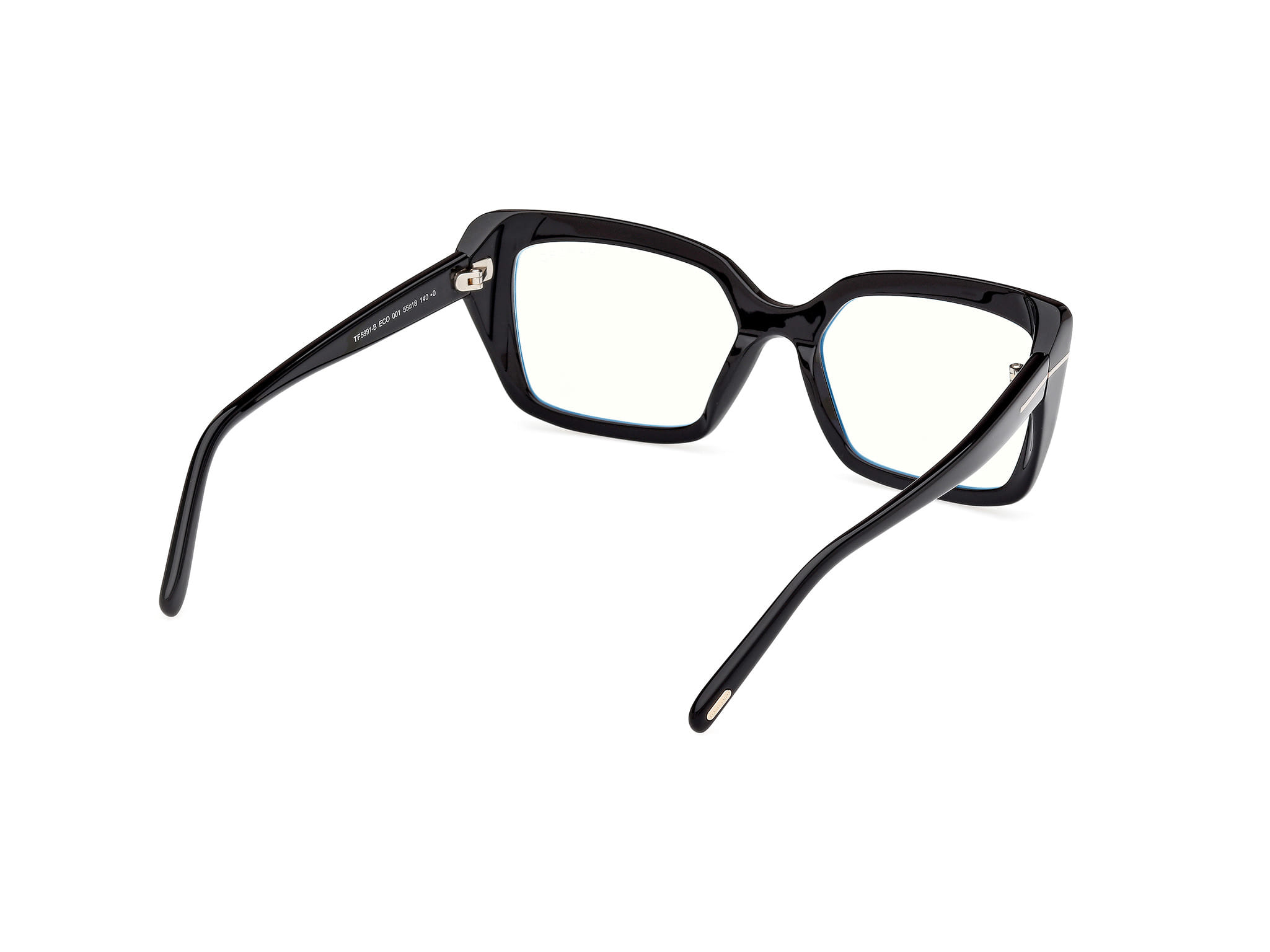 Tomford FT5991-B Frame Black Male Full Shell Frame — Black frame — view 5