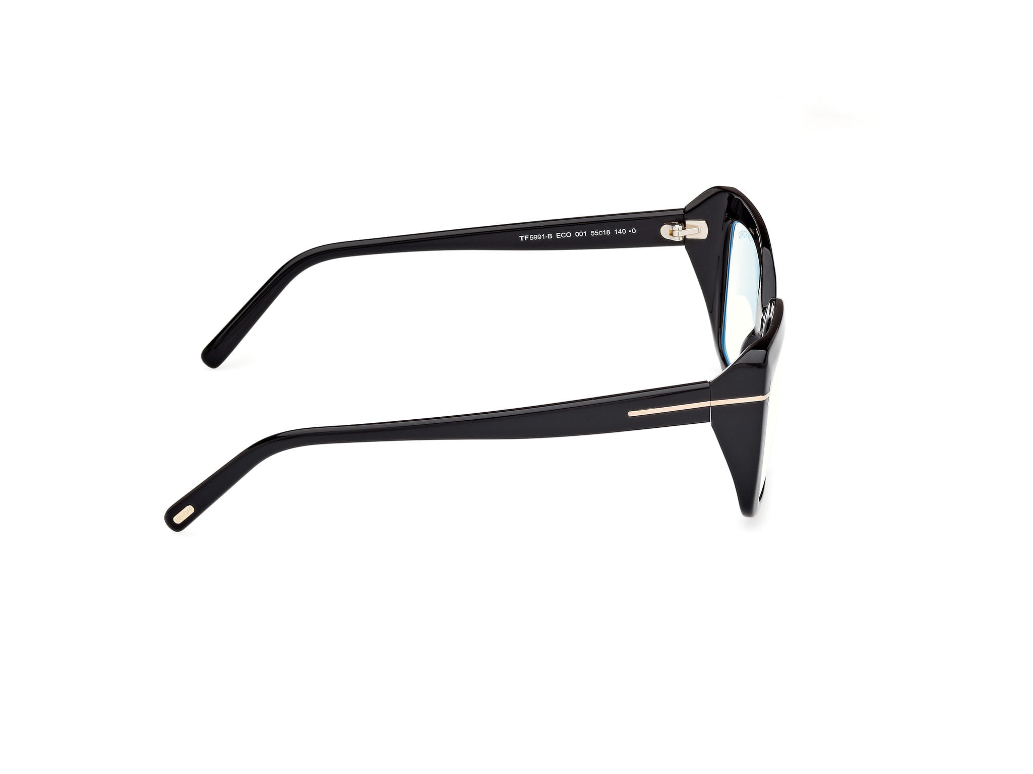 Tomford FT5991-B Frame Black Male Full Shell Frame — Black frame — view 6