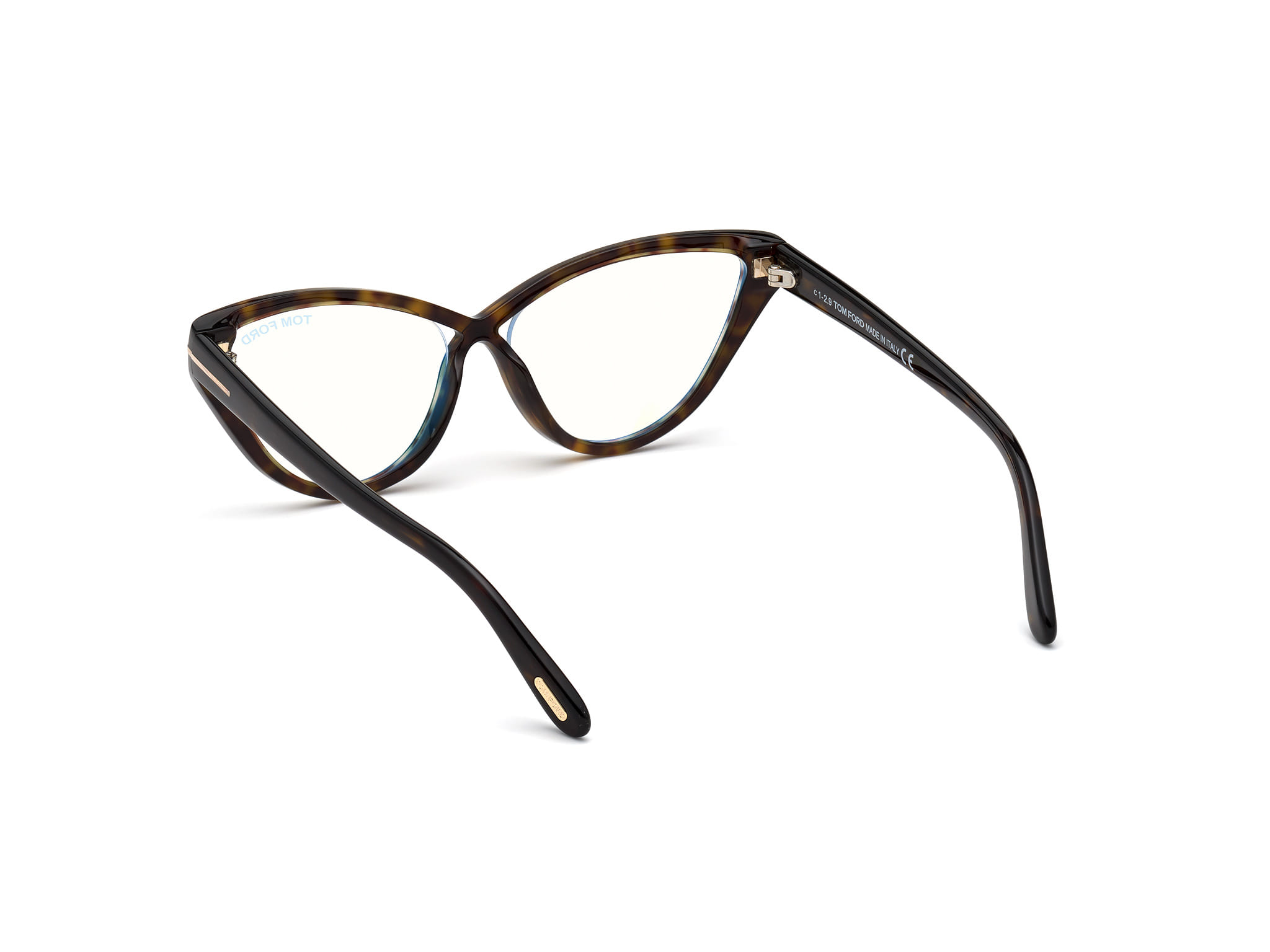Tomford FT5729-B Frame Tortoise Female Full Shell Frame — view 3