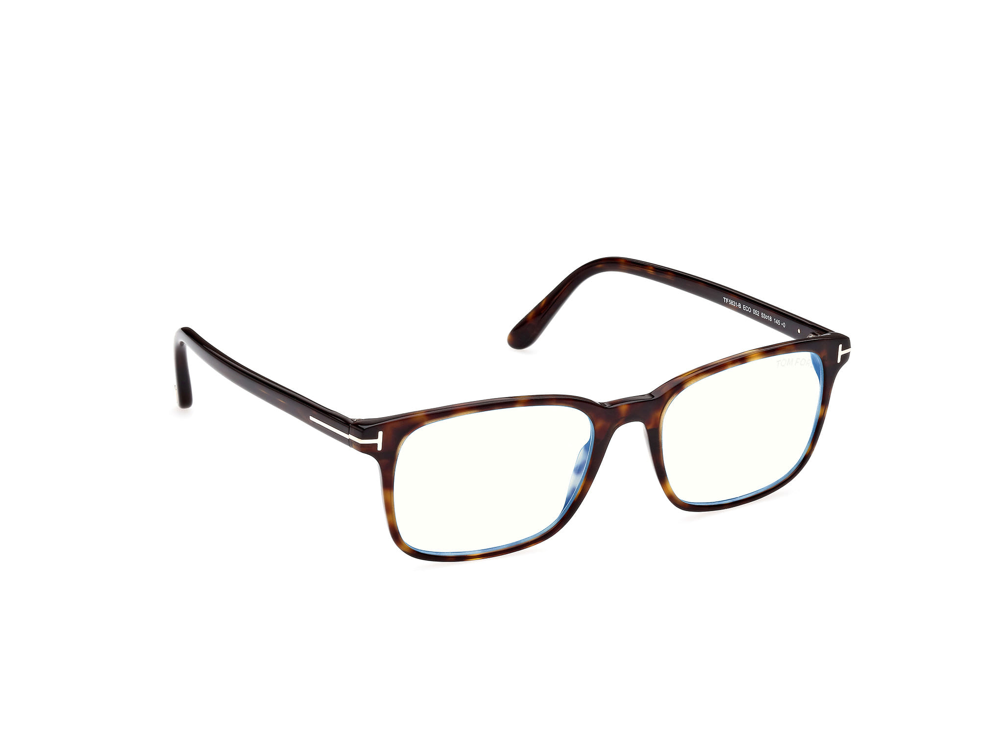 Tomford FT5831-B Frame Tortoise Male Full Shell Frame — Tortoise frame — view 7