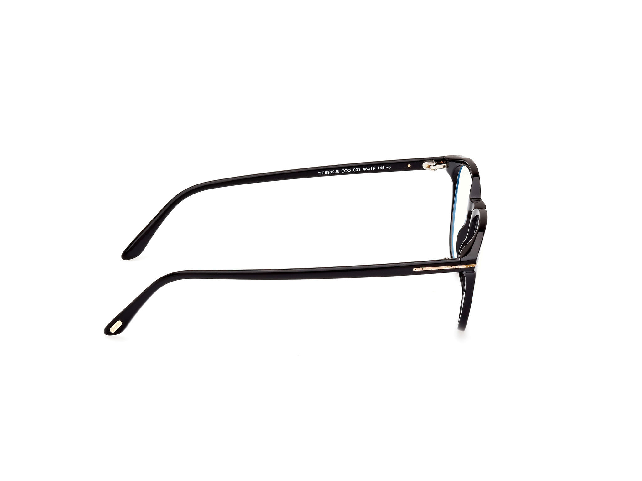 Tomford FT5832-B Frame Black Unisex Full Shell Frame — Black frame — view 6