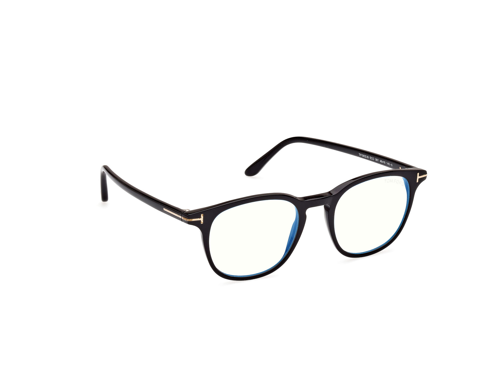 Tomford FT5832-B Frame Black Unisex Full Shell Frame — Black frame — view 7