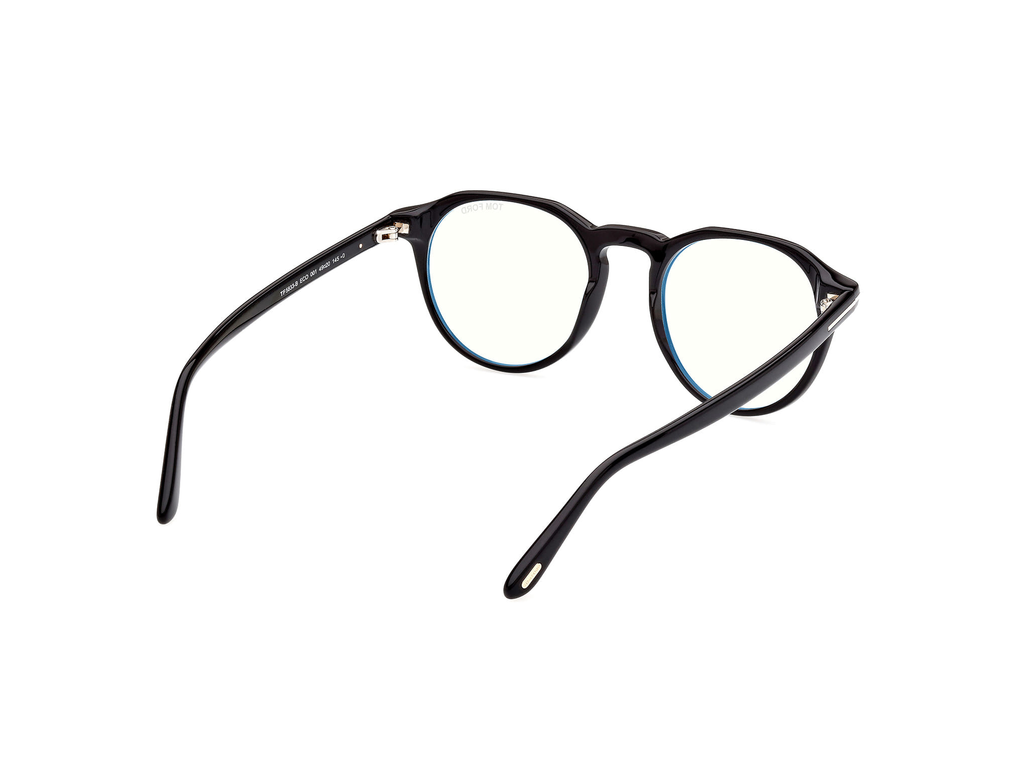 Tomford FT5833-B Frame Black Unisex Full Shell Frame — Black frame — view 5