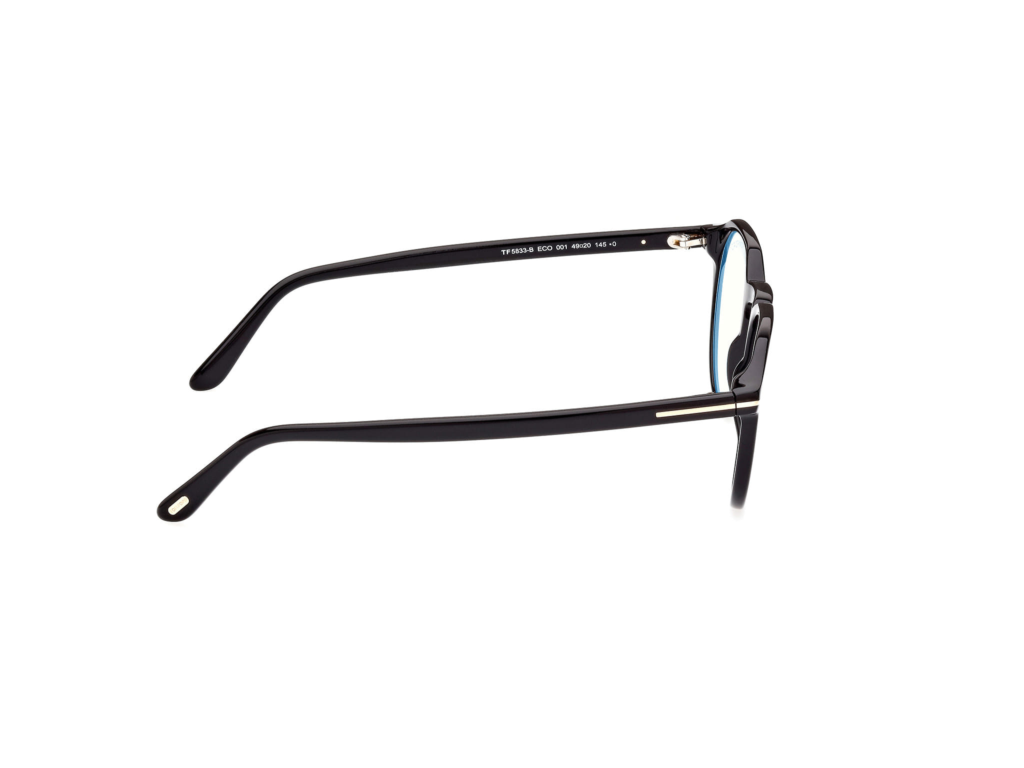 Tomford FT5833-B Frame Black Unisex Full Shell Frame — Black frame — view 6