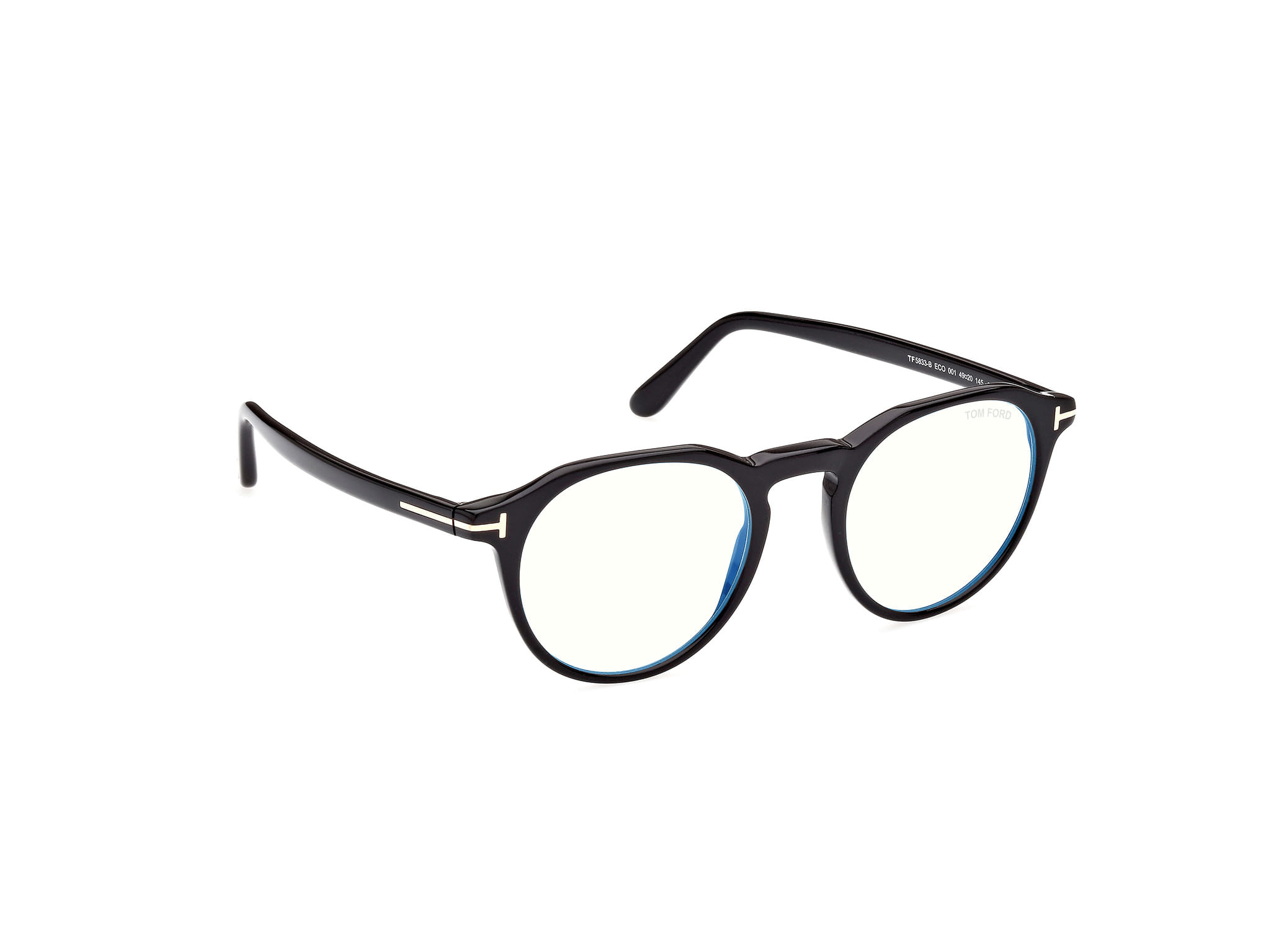 Tomford FT5833-B Frame Black Unisex Full Shell Frame — Black frame — view 7