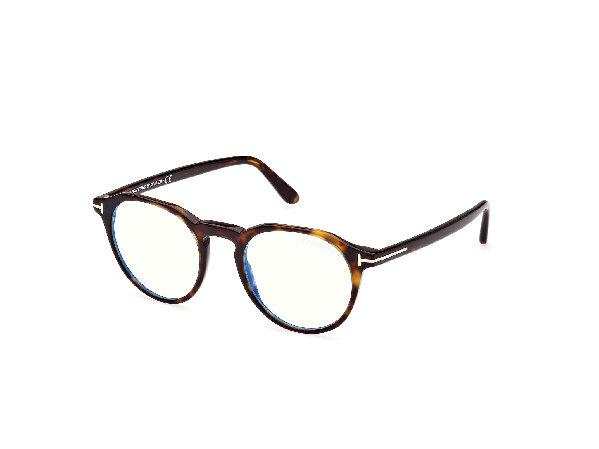 Tomford FT5833-B Frame Tortoise Unisex Full Shell — Tortoise frame