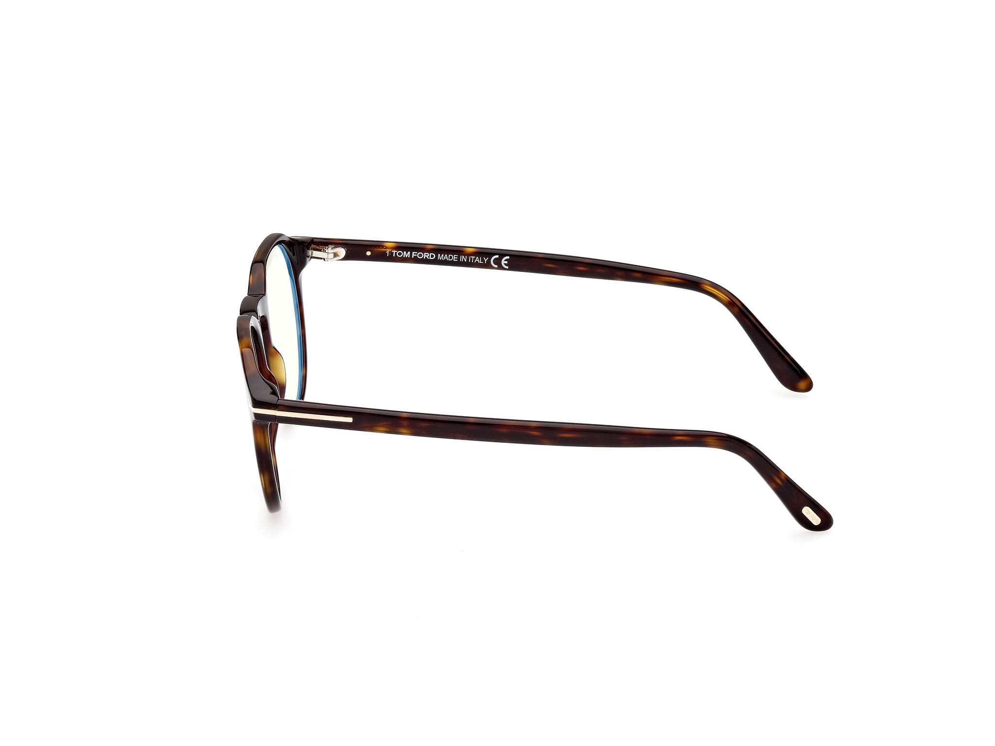 Tomford FT5833-B Frame Tortoise Unisex Full Shell Frame — Tortoise frame — view 2