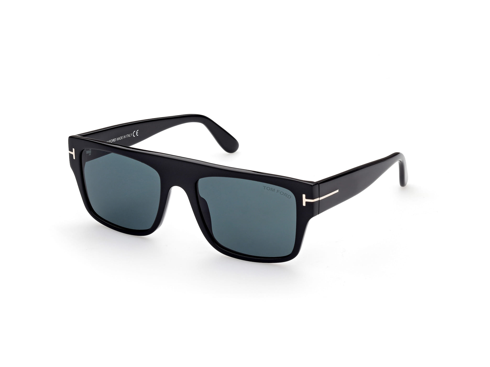 Tomford FT0907 Sunglass Black Male Full Shell — Black frame