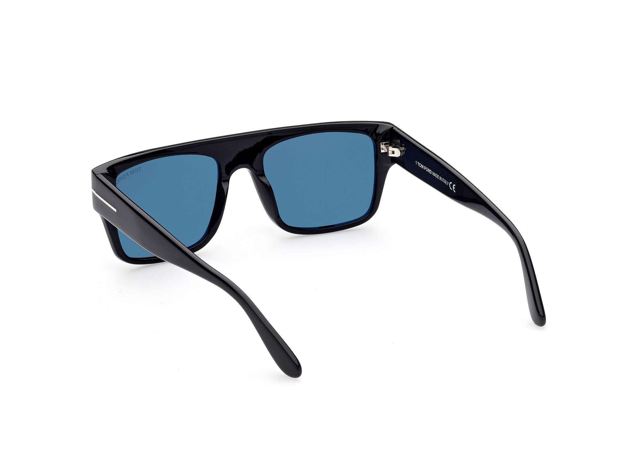 Tomford FT0907 Sunglass Black Male Full Shell Sunglass — Black frame — view 3